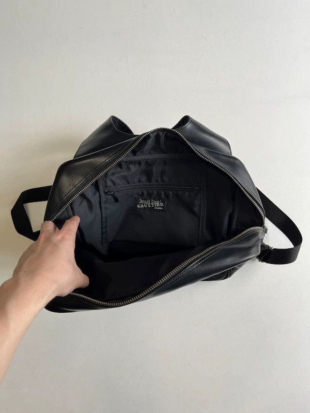 バッグ 90s Jean Paul Gaultier leather backpack Jean paul gaultier vintage leather backpack - Gem