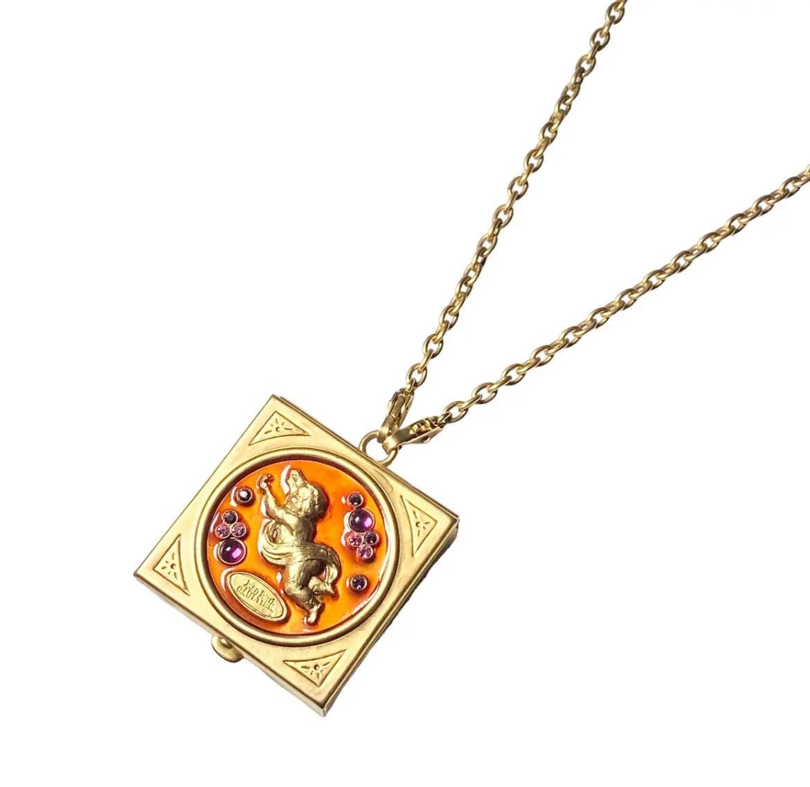 Jean Paul Gaultier Jean Paul Gaultier Angel enamel necklace Size ONE SIZE - 2 Thumbnail