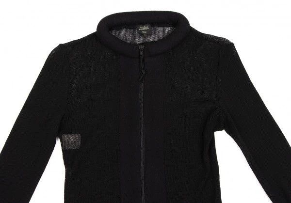 Jean Paul Gaultier Jean Paul Gaultier 1990s collar knitted zipper coat Size US M / EU 48-50 / 2 - 2 Thumbnail