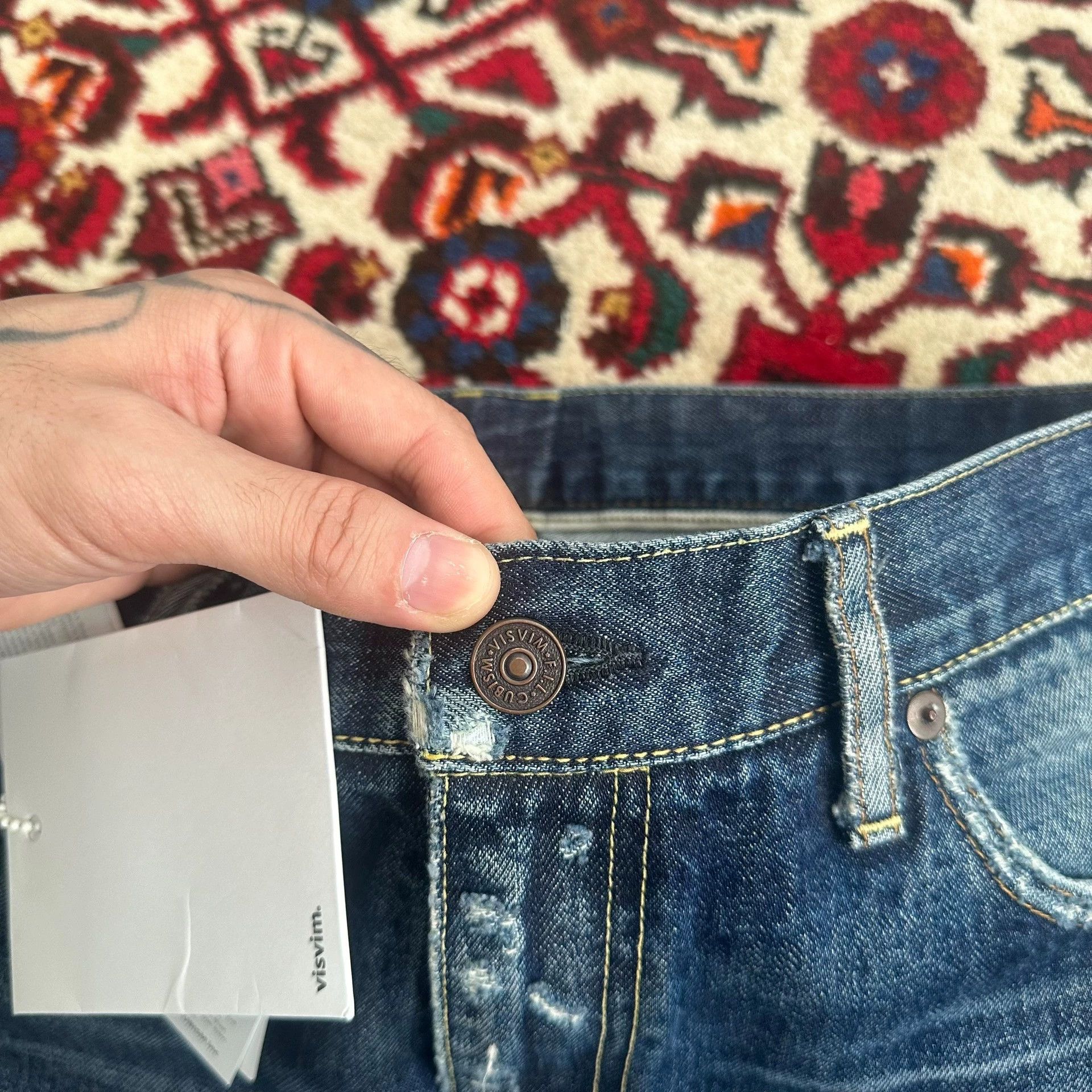 Visvim Visvim 21aw journeyman destroys jeans. Size US 30 / EU 46 - 6 Thumbnail