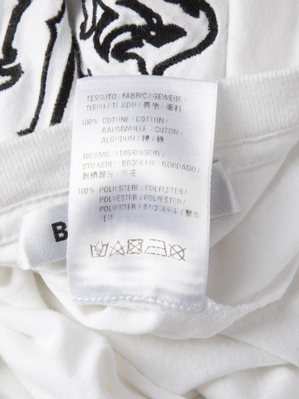 Balenciaga White Logo Embroidered Top Size S / US 4 / IT 40 - 8 Thumbnail
