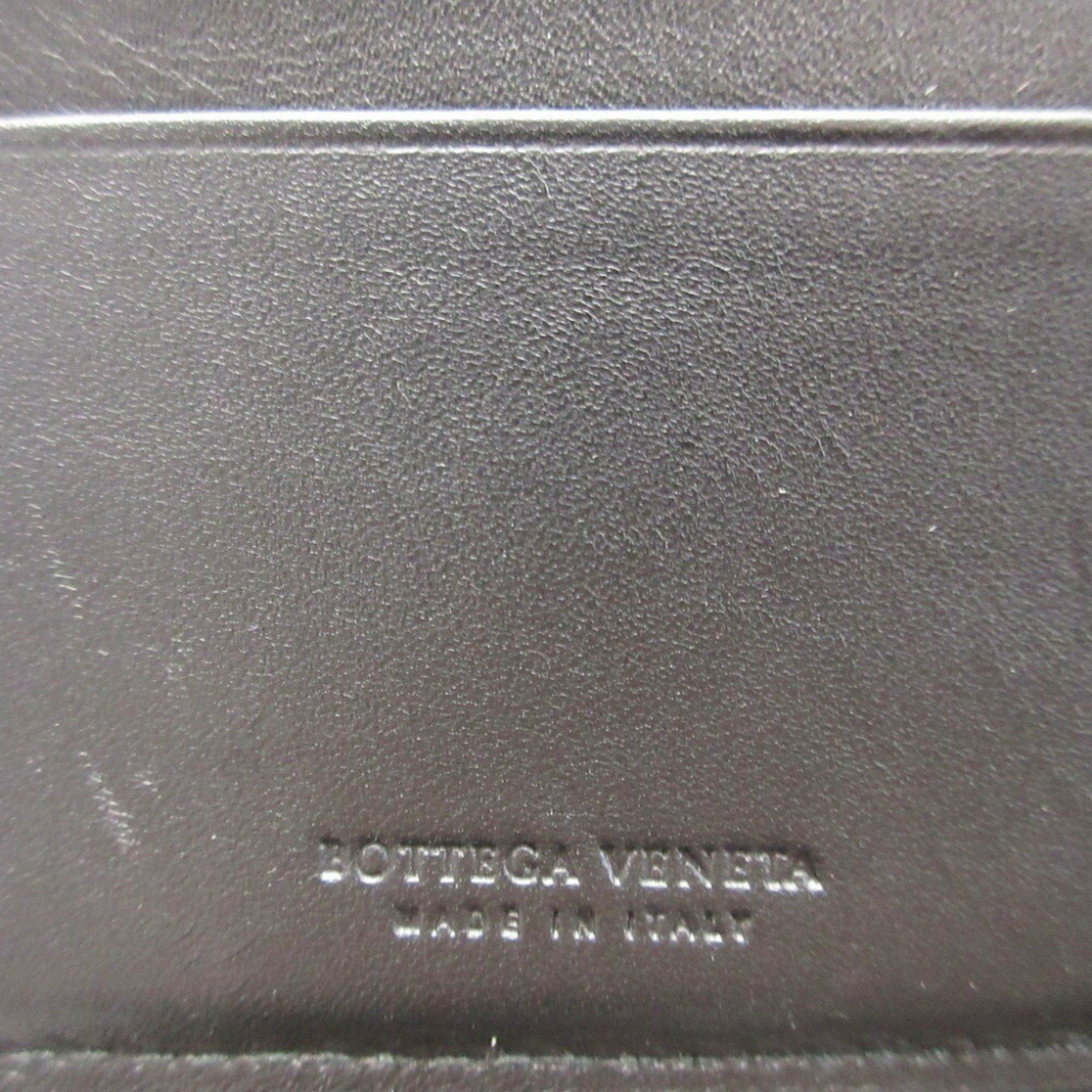 Bottega Veneta Bottega Veneta Intrecciato Leather Black Bi-fold Wallet 1602BOTTEGA VENETA Size ONE SIZE - 8 Thumbnail