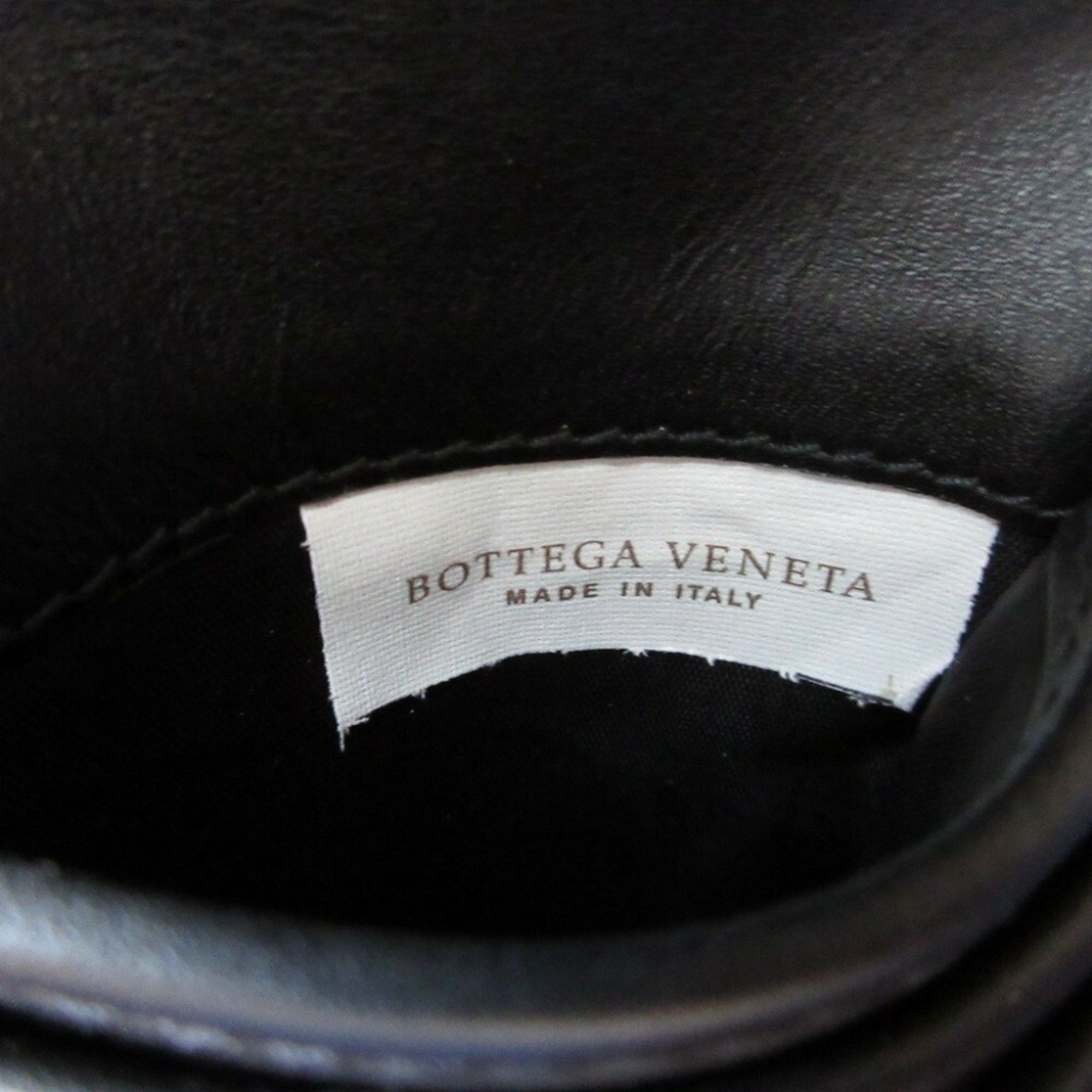 Bottega Veneta Bottega Veneta Intrecciato Leather Black Bi-fold Wallet 1602BOTTEGA VENETA Size ONE SIZE - 7 Thumbnail