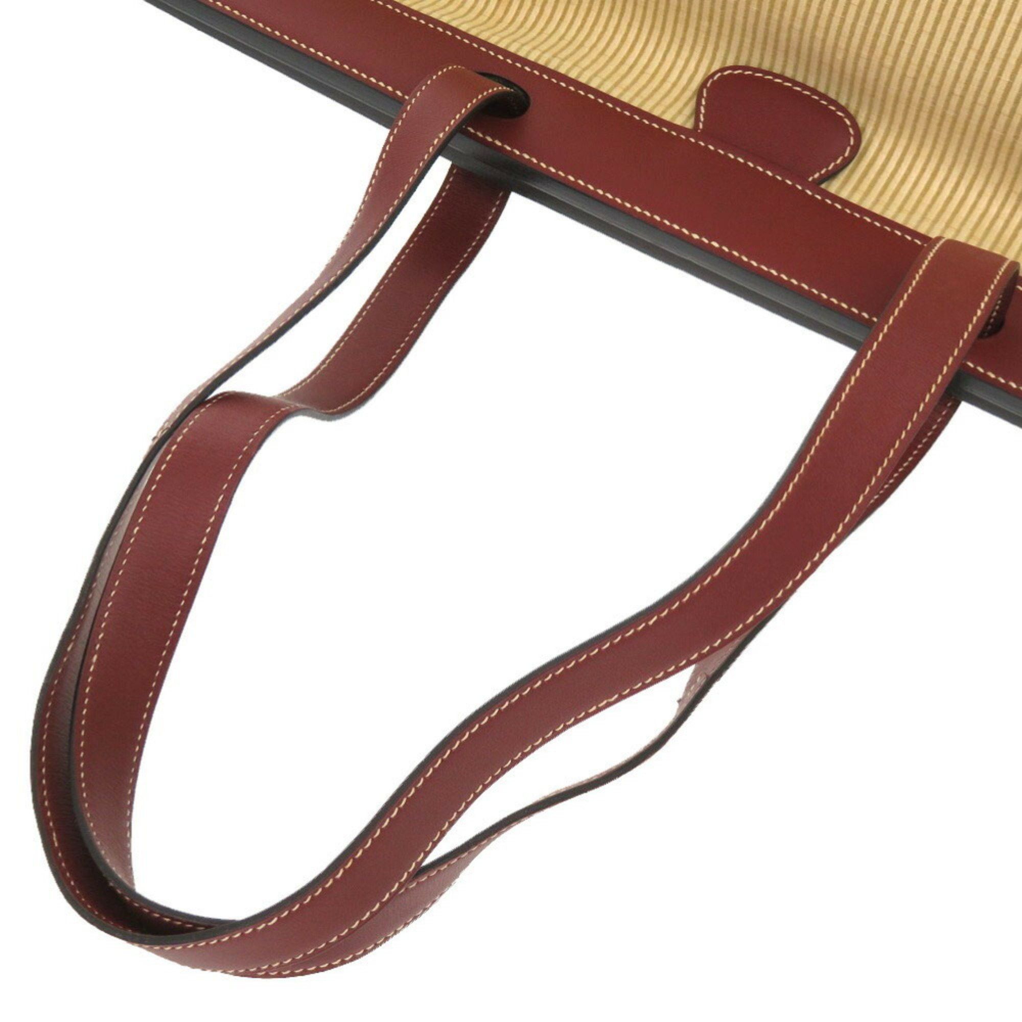 Hermes Hermes Museau Crinoline Vauchamonix Rouge H □D stamped tote bag 1013 HERMES Size ONE SIZE - 5 Thumbnail