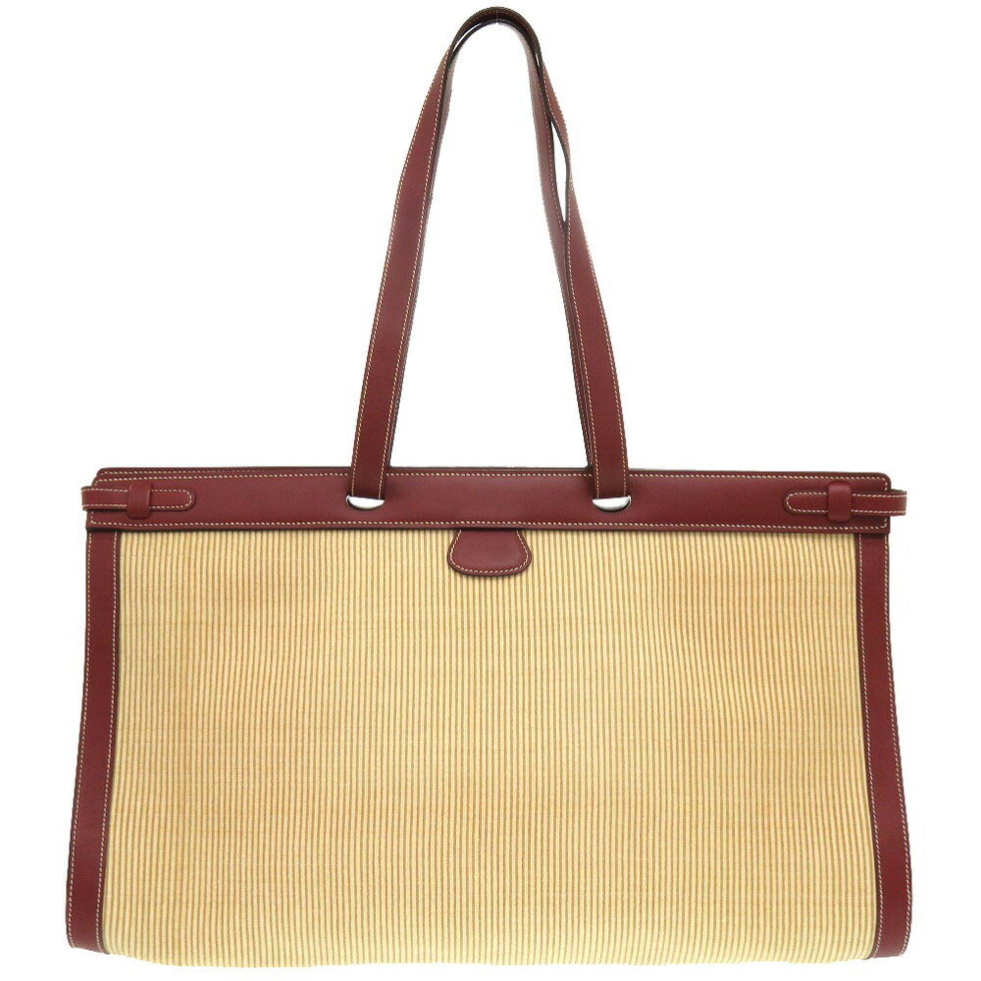 Hermes Hermes Museau Crinoline Vauchamonix Rouge H □D stamped tote bag 1013 HERMES Size ONE SIZE - 2 Thumbnail