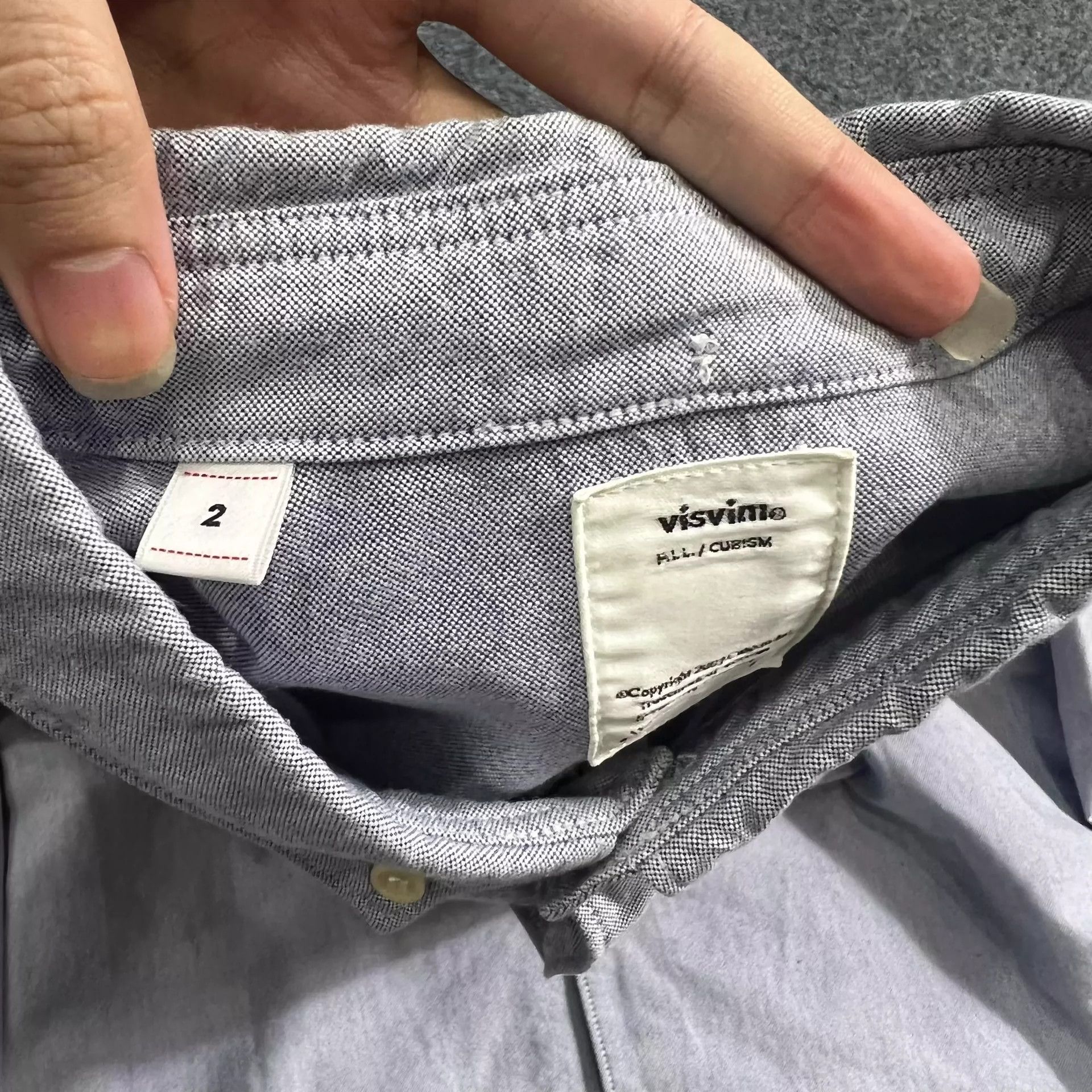 Visvim visvim 19ss Tuna Water drop shirt Size US M / EU 48-50 / 2 - 2 Thumbnail