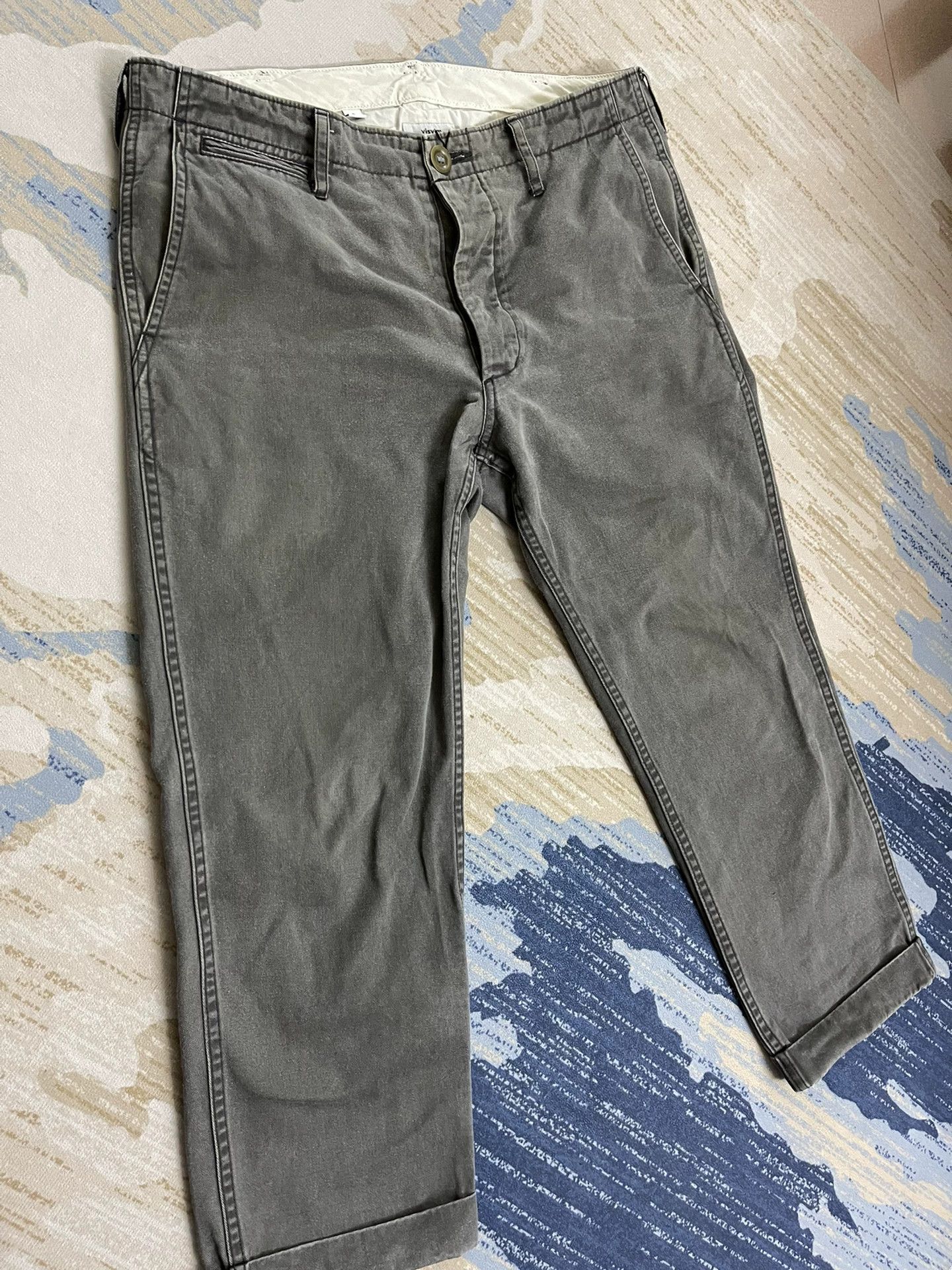Visvim visvim dark grey cropped pants Size US 32 / EU 48 - 4 Thumbnail