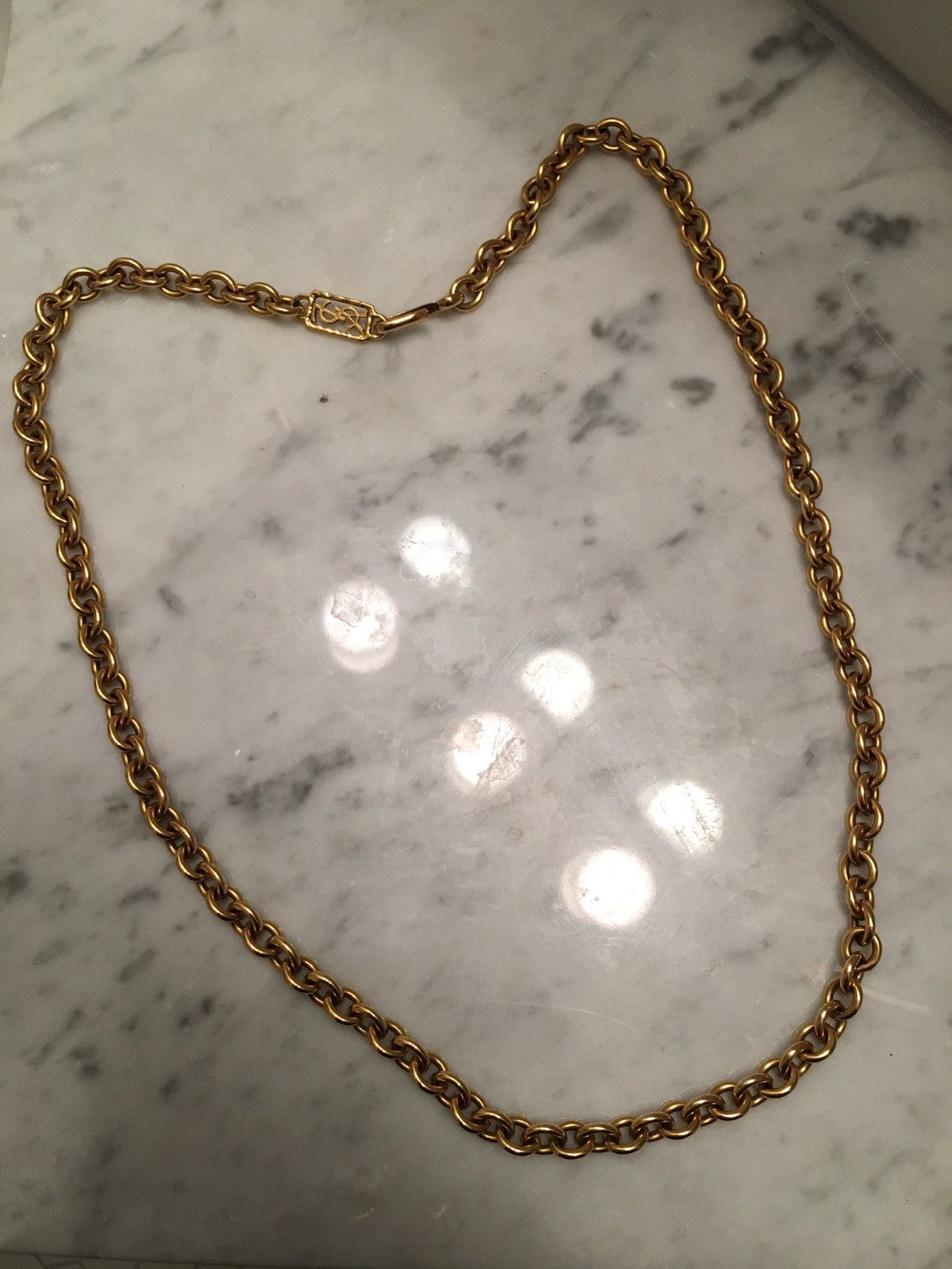 YVES Saint Laurent Gold Necklace
