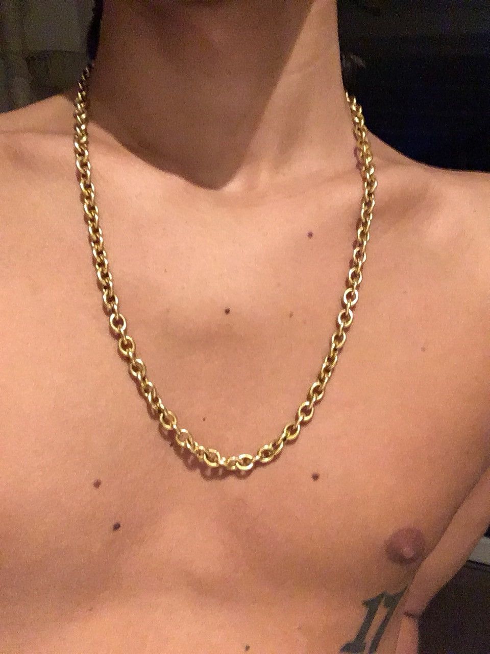 Saint Laurent Paris YVES Saint Laurent Gold Necklace Size ONE SIZE - 5 Thumbnail