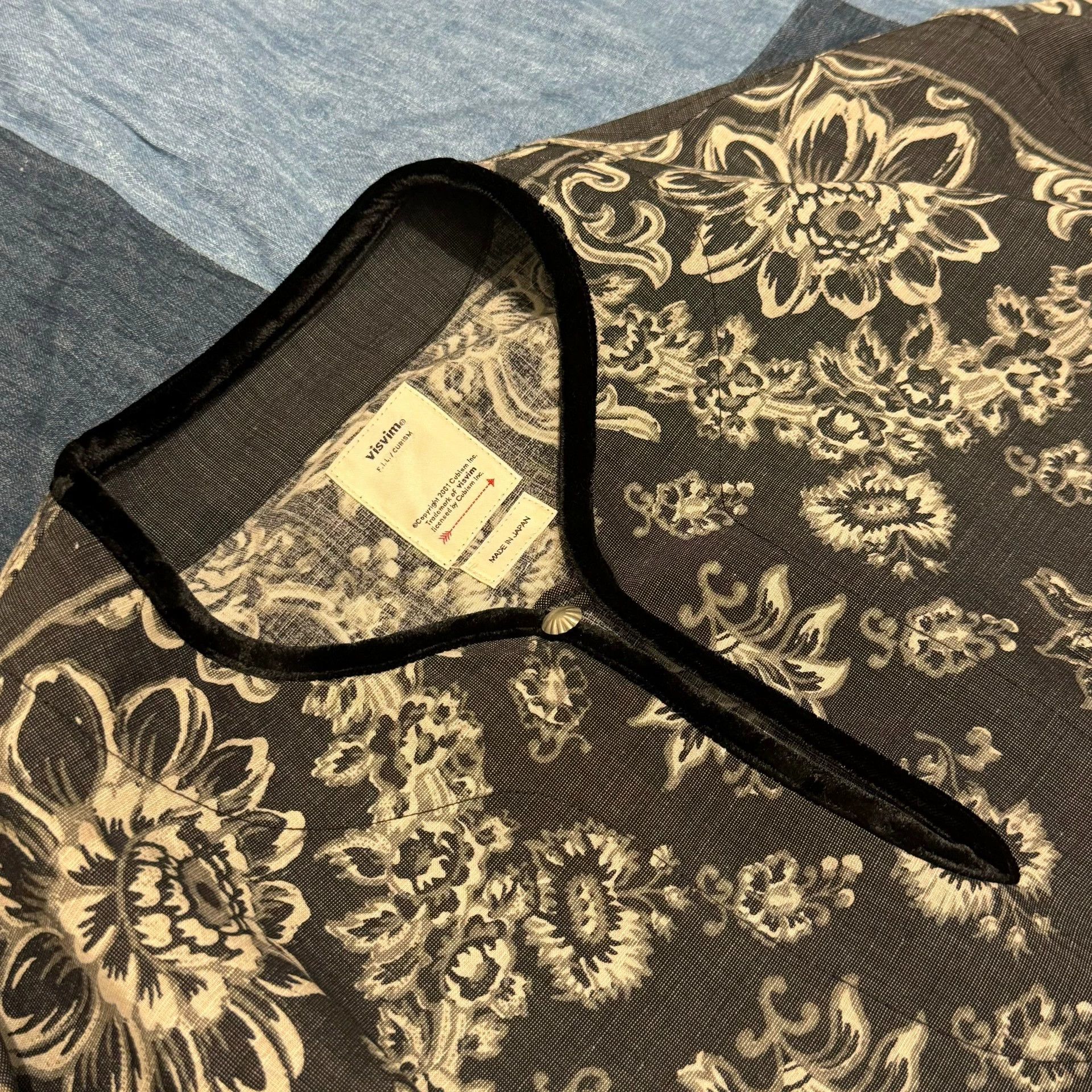 Visvim visvim tunic p.o. wildflower p.w. Floral pullover shirt Size US M / EU 48-50 / 2 - 2 Thumbnail