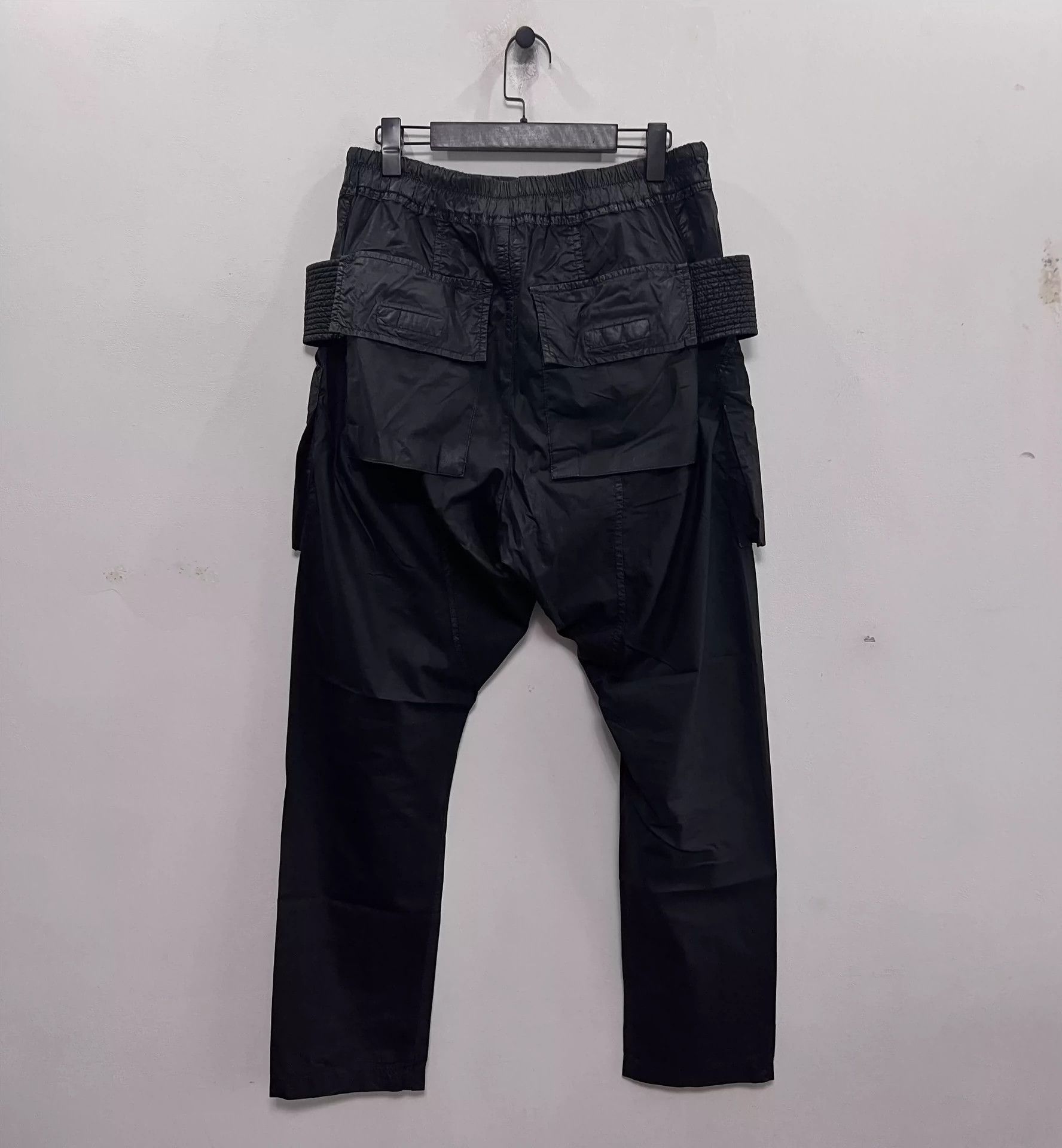 Rick Owens Rick Owens Double-track top wax-brushed double-loop pants Size US 32 / EU 48 - 2 Thumbnail
