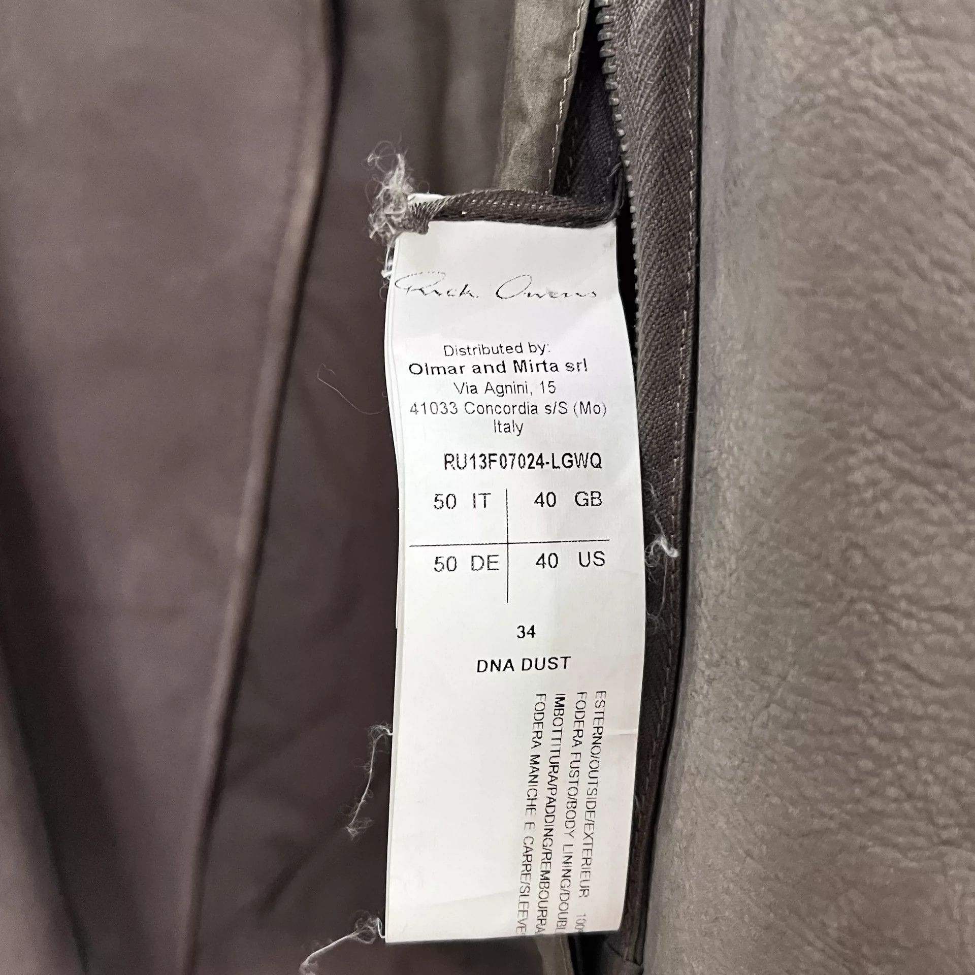 Rick Owens Rick Owens Main line cowhide material motorcycle leather coat Size US L / EU 52-54 / 3 - 3 Thumbnail