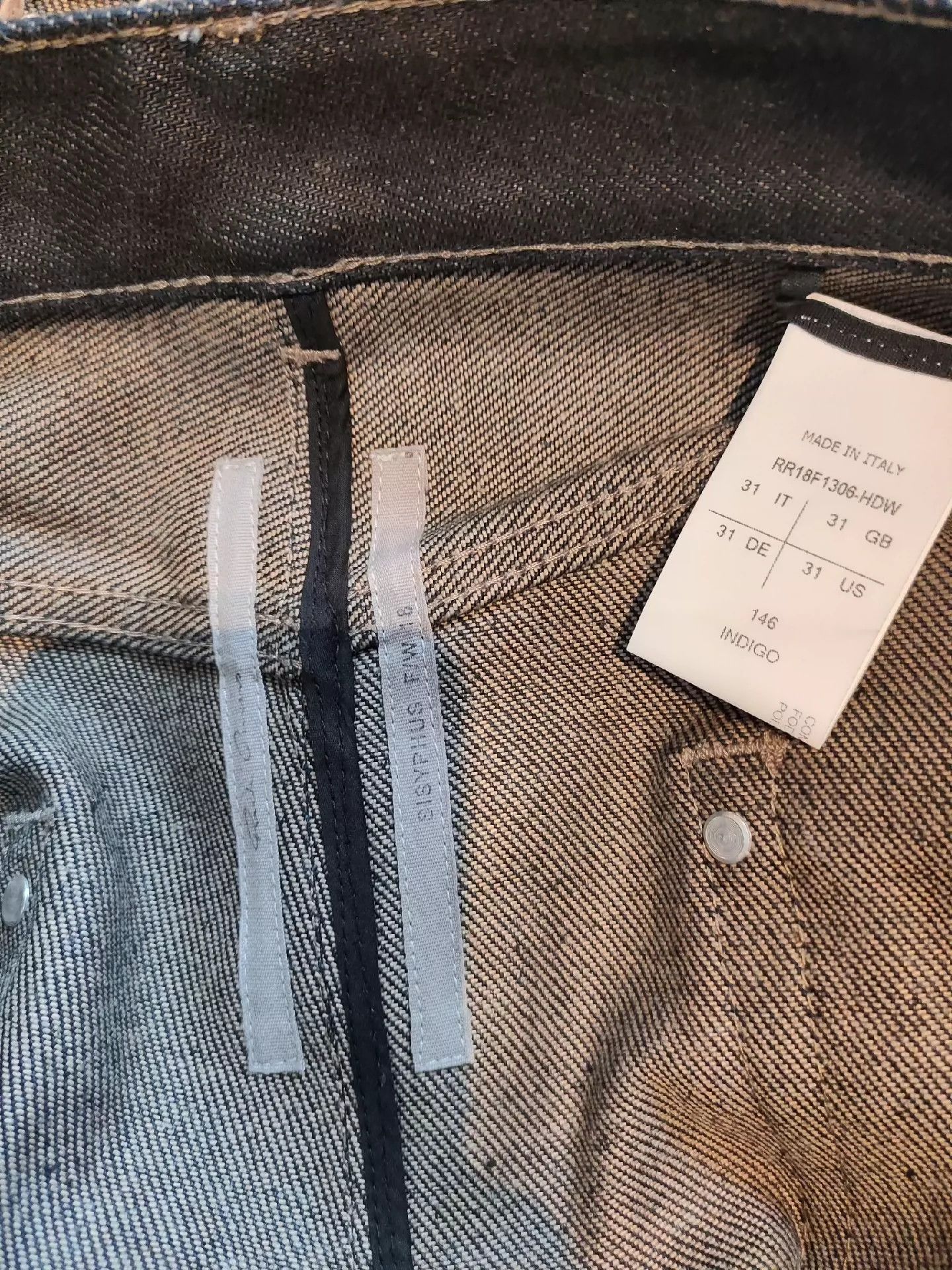 Rick Owens Rick Owens Main line show jeans skirt pants Size US 31 - 4 Thumbnail