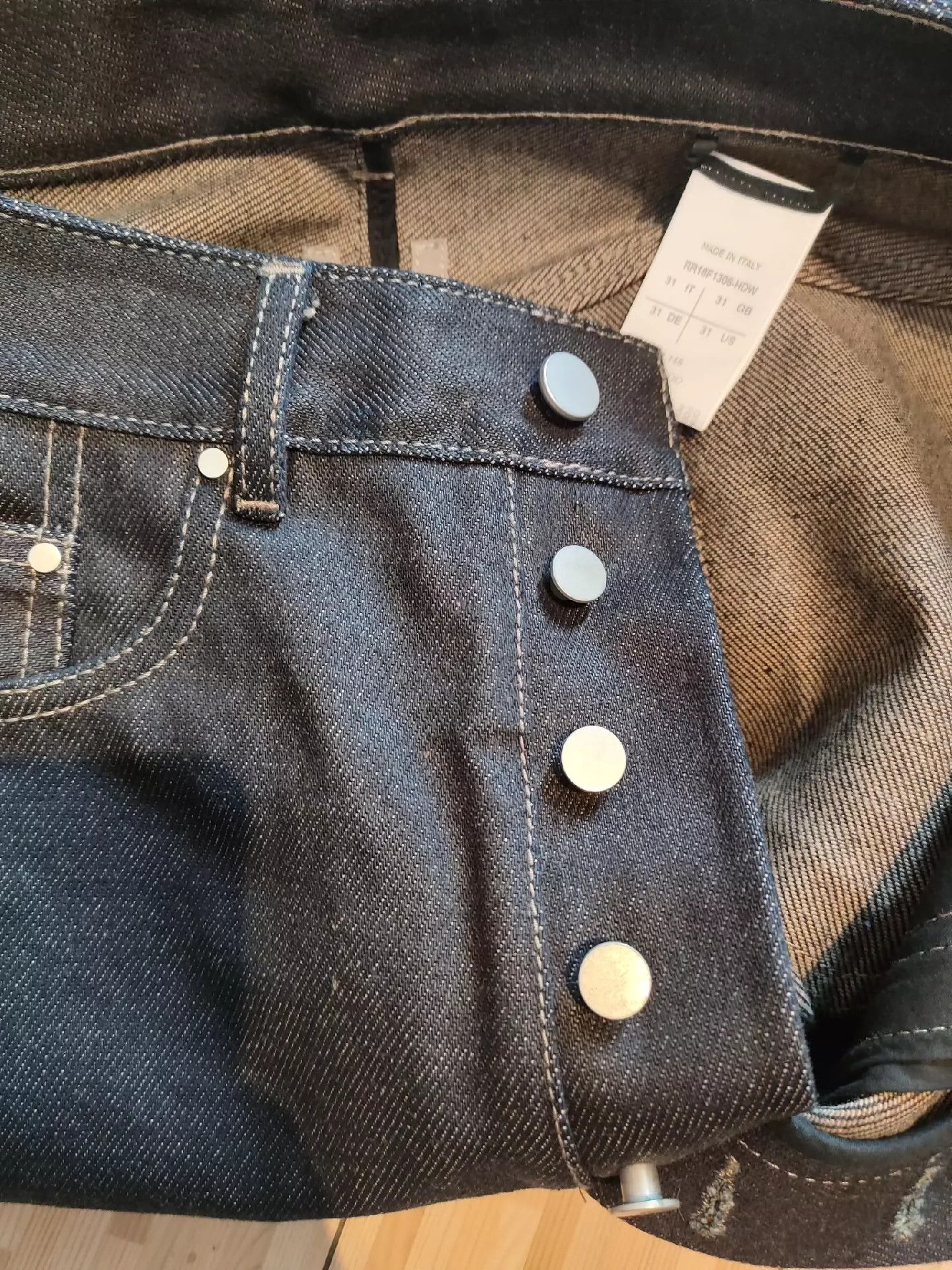 Rick Owens Rick Owens Main line show jeans skirt pants Size US 31 - 6 Thumbnail