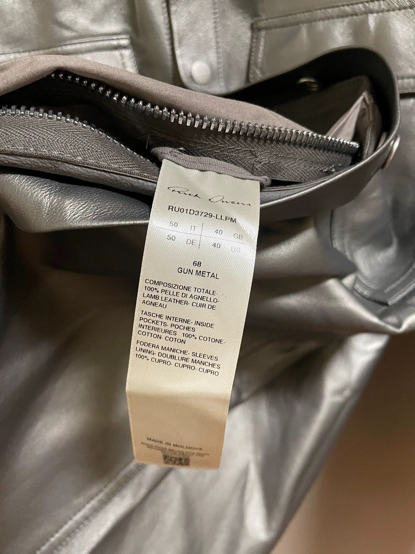 Rick Owens Rick Owens Sheepskin metallic coat Size US L / EU 52-54 / 3 - 2 Thumbnail