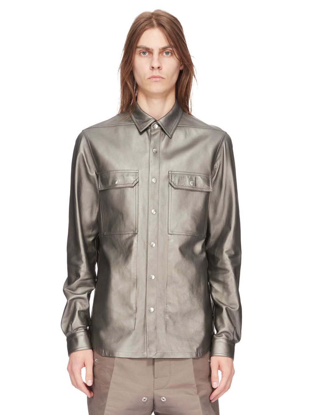 Rick Owens Rick Owens Sheepskin metallic coat Size US L / EU 52-54 / 3 - 7 Thumbnail