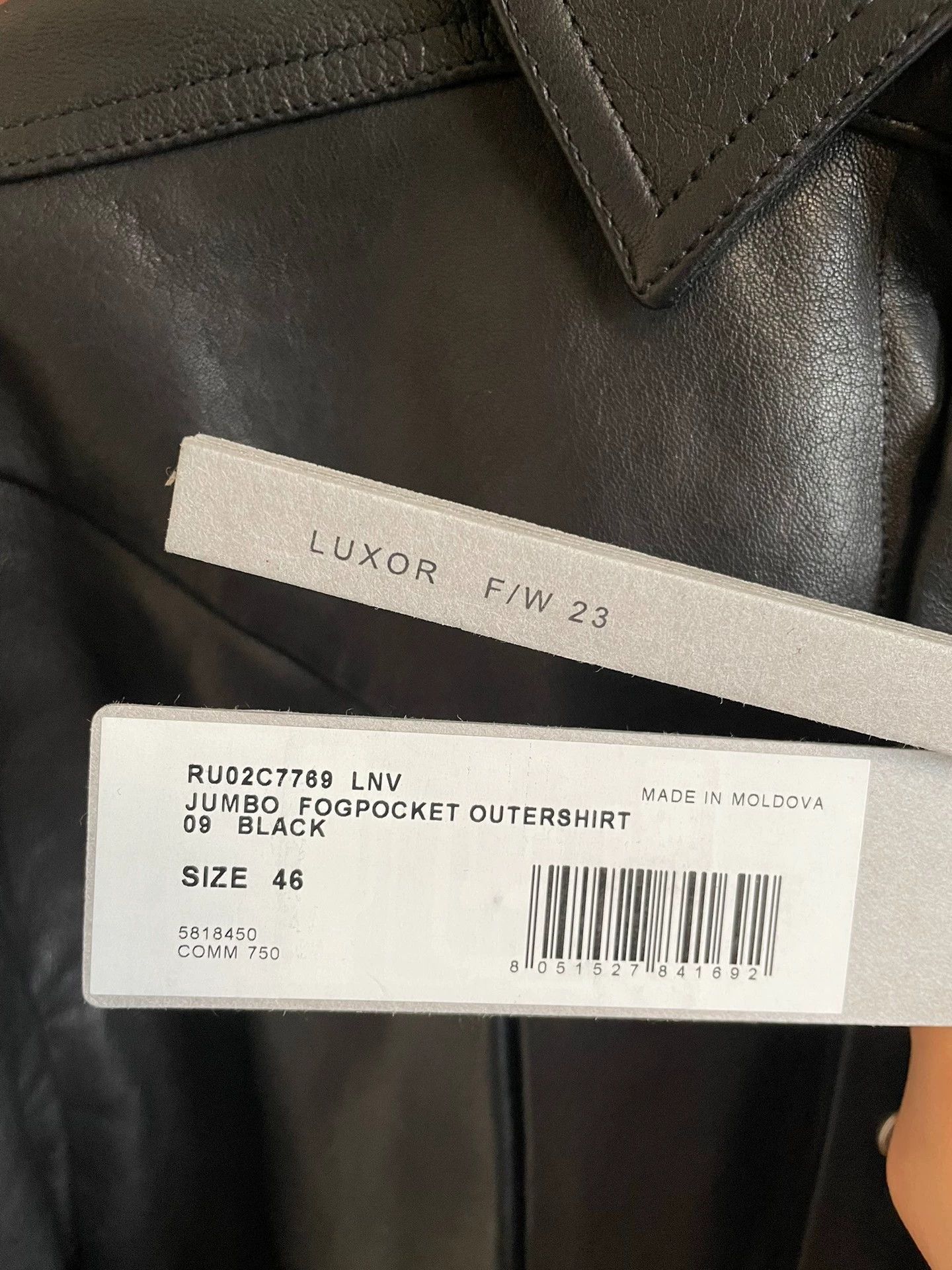 Rick Owens Rick Owens JUMBO FOGPOCKET SHIRT Size US M / EU 48-50 / 2 - 5 Thumbnail