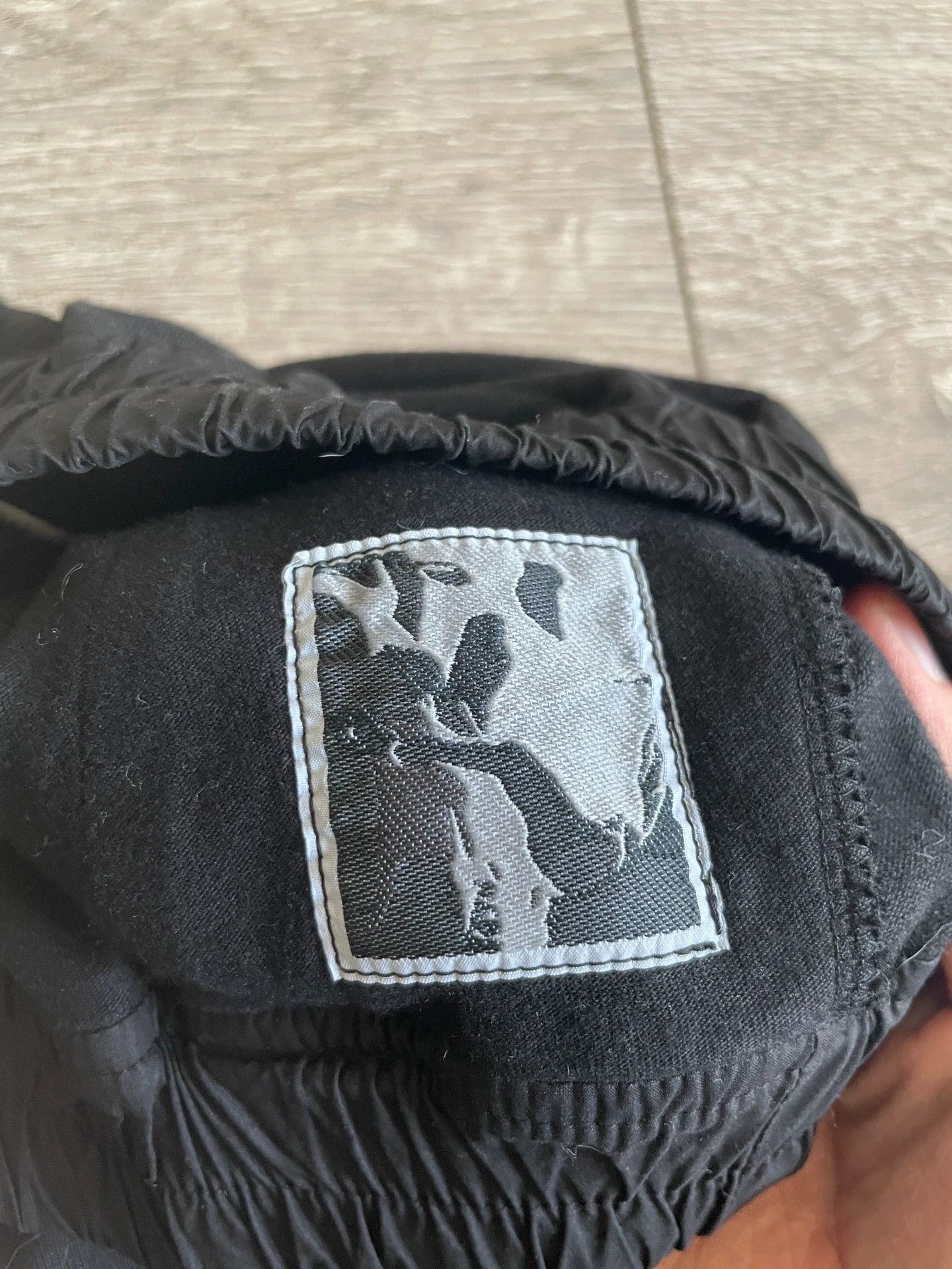 Rick Owens Berlin pants don't shift.