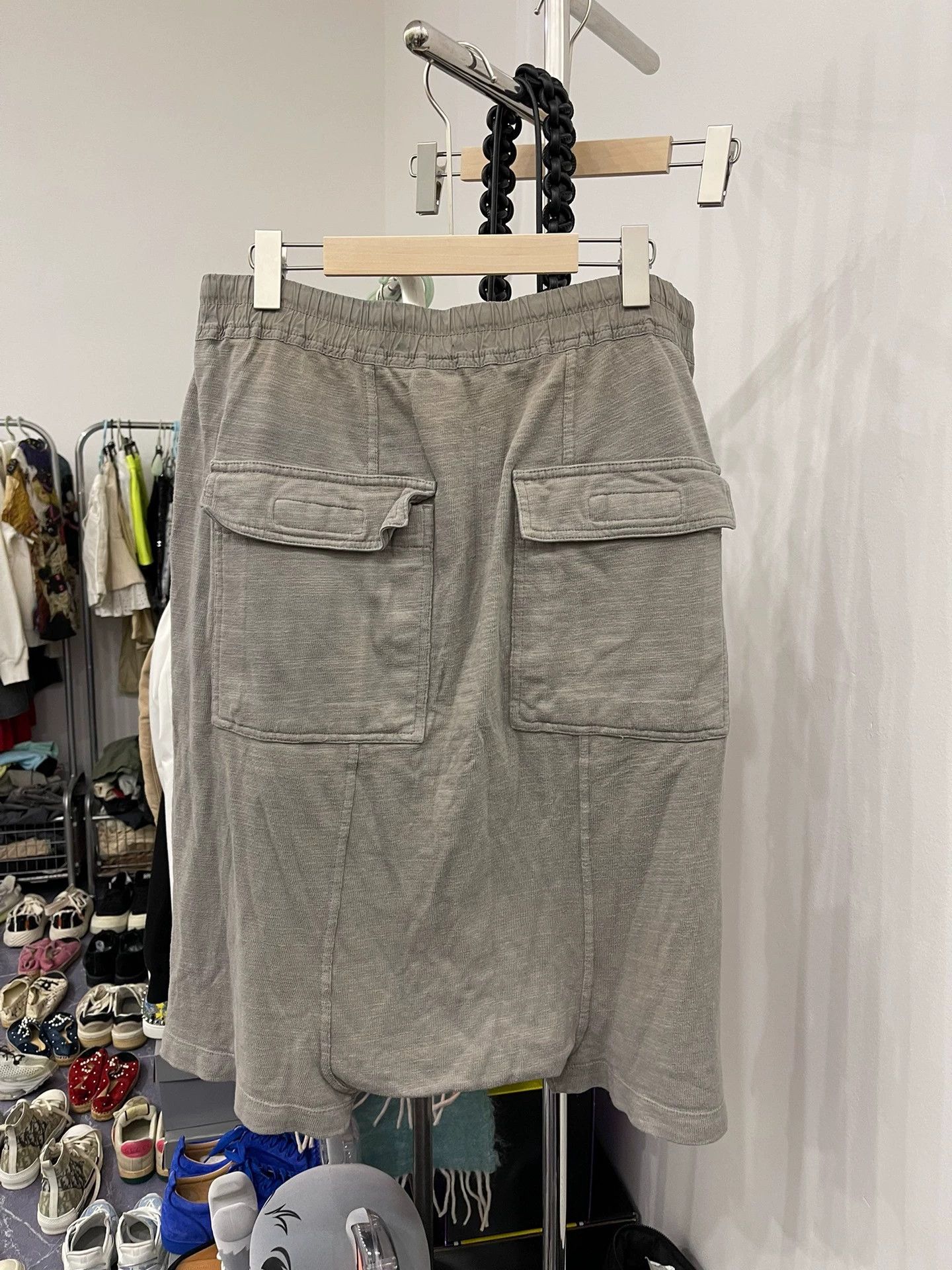 Rick Owens Rick Owens Double-line drawstring crotch shorts Size US 32 / EU 48 - 3 Thumbnail