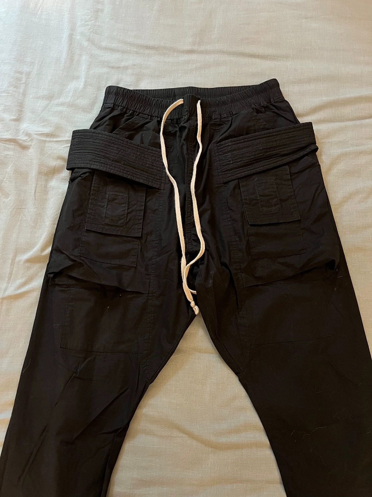 Rick Owens Rick Owens Double-track Creatch Cargo overalls Size US 30 / EU 46 - 2 Thumbnail