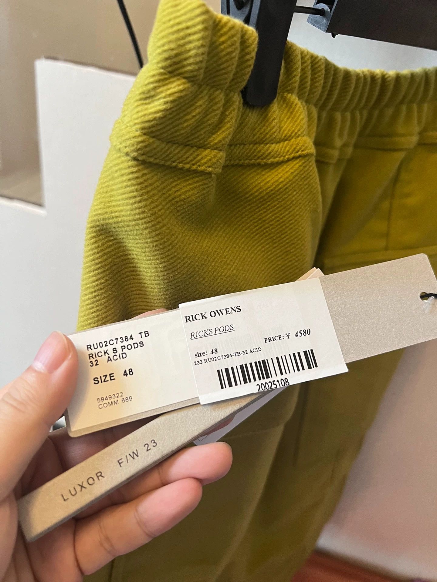 Rick Owens Rick Owens Avocado green crotch pants Size US 32 / EU 48 - 3 Thumbnail