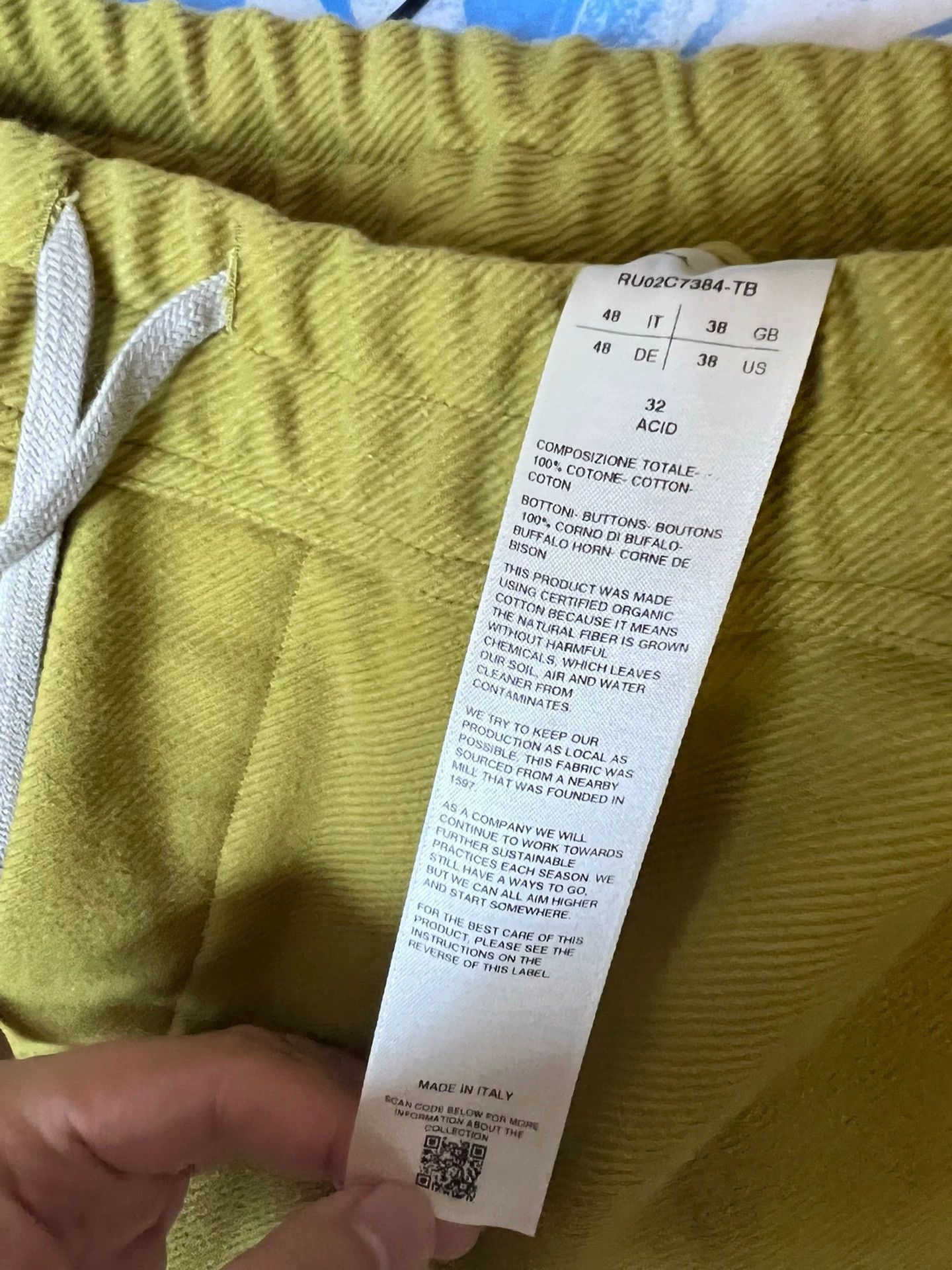 Rick Owens Rick Owens Avocado green crotch pants Size US 32 / EU 48 - 4 Thumbnail