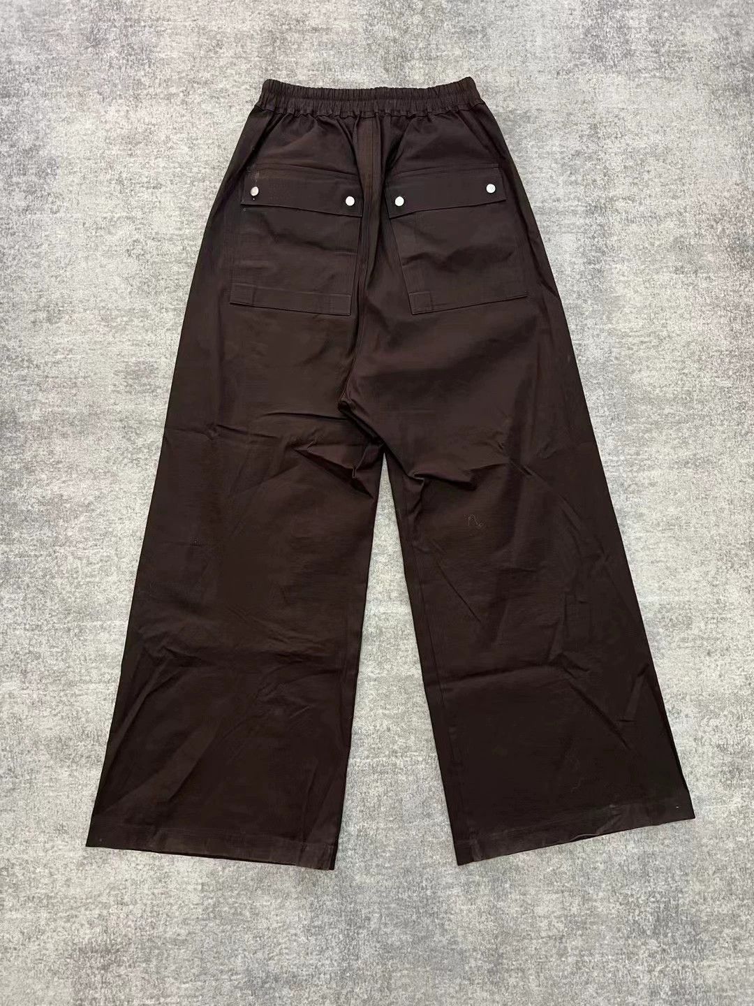 Rick Owens Rick Owens Ro brown tooling wide-leg pants Size US 32 / EU 48 - 2 Thumbnail