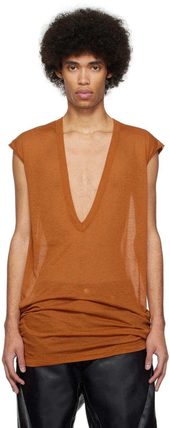 Rick Owens Rick Owens Men's asymmetric tank vest Size US M / EU 48-50 / 2 - 6 Thumbnail