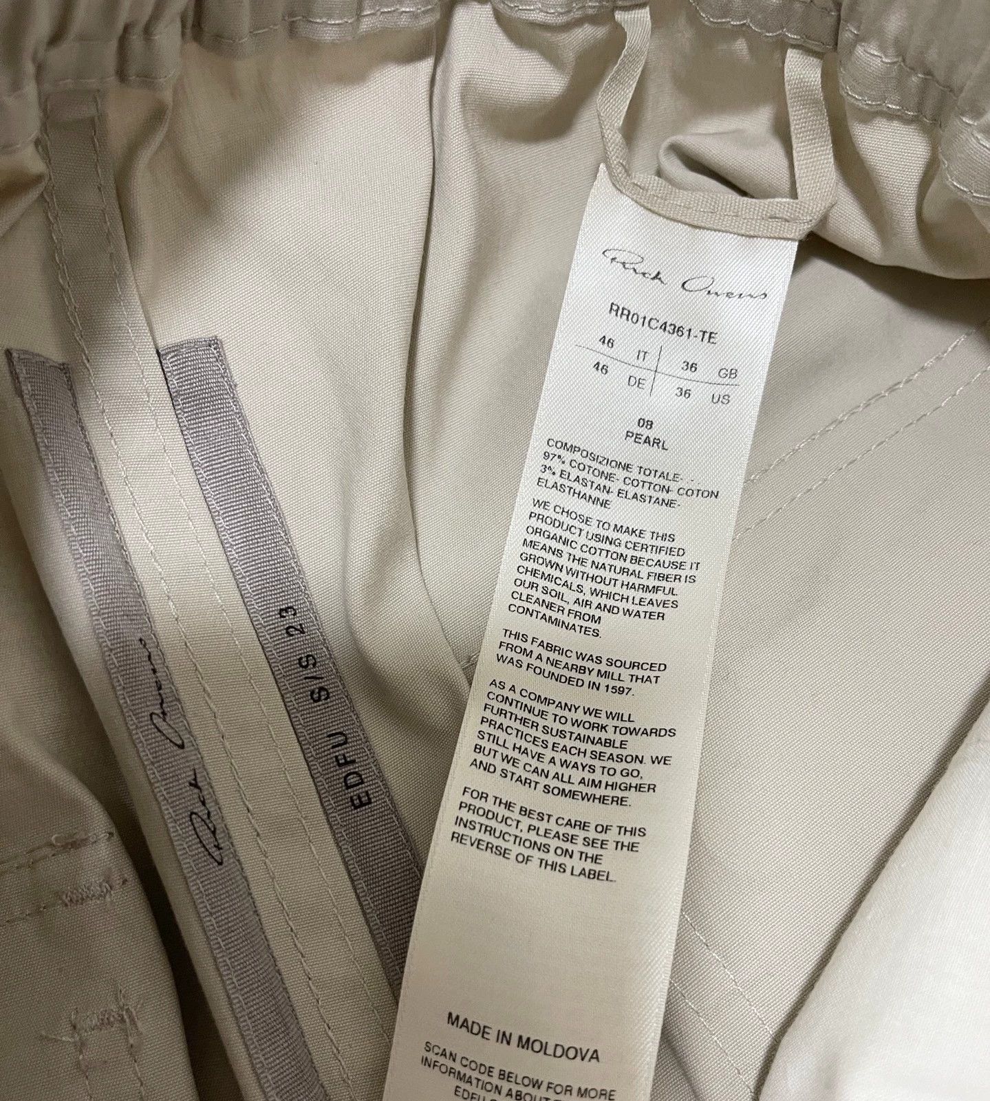 Rick Owens Rick Owens BELA PANTS Size US 32 / EU 48 - 4 Thumbnail