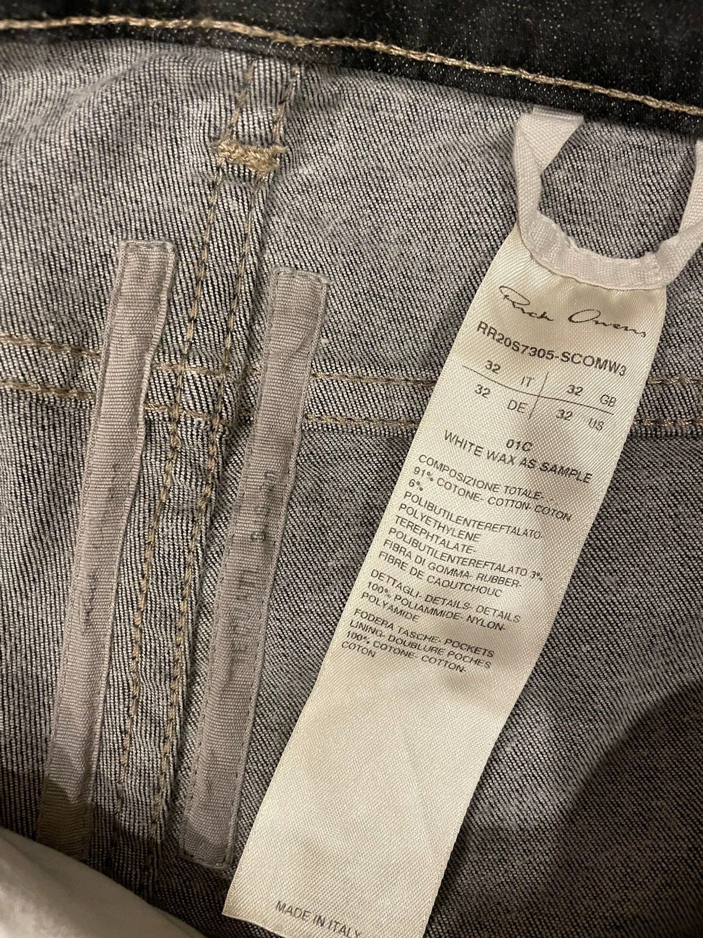 Rick Owens Rick Owens Owens 20ss Denim pants Size US 32 / EU 48 - 3 Thumbnail