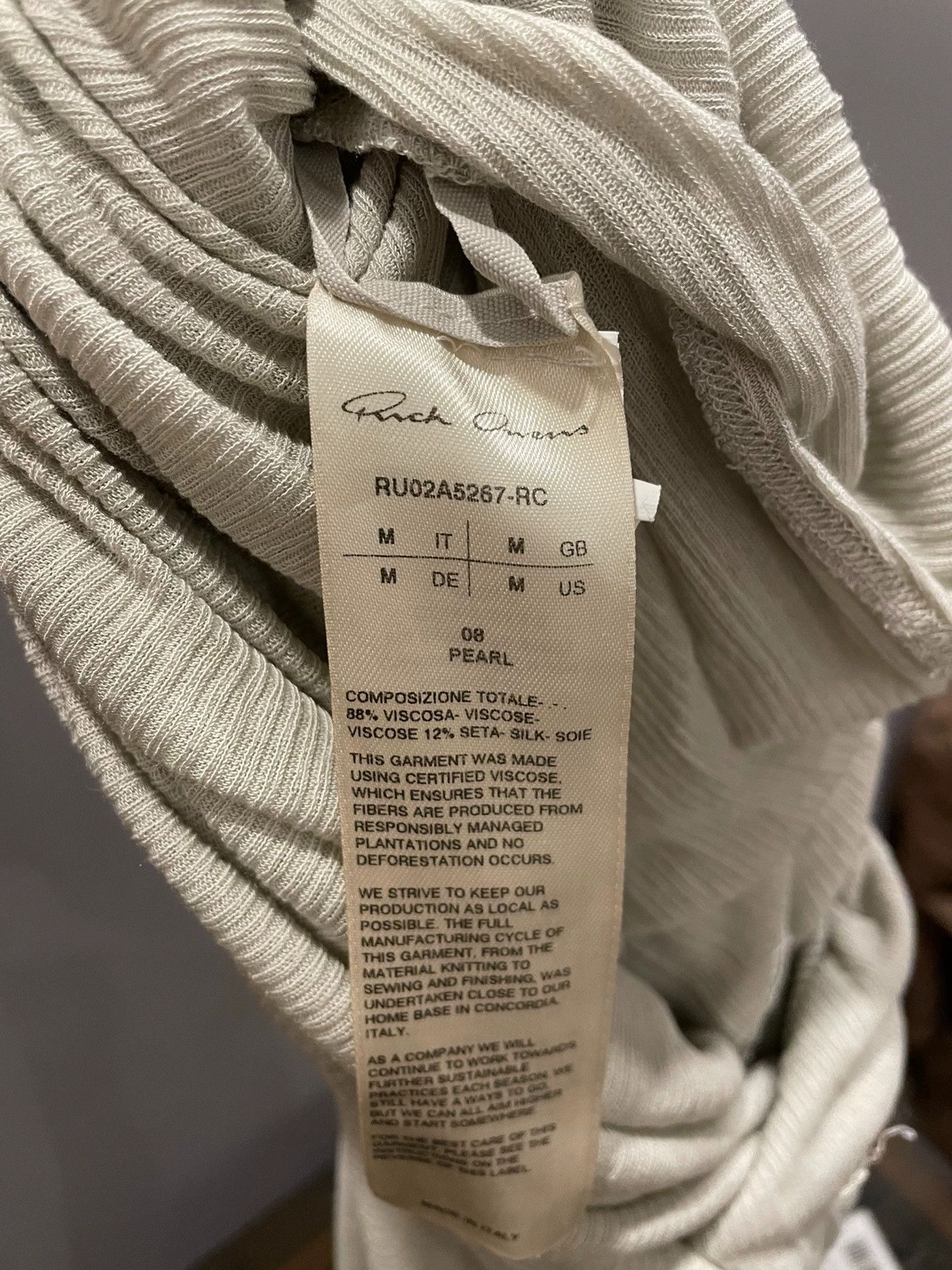 Rick Owens Rick Owens Fw21 banana Irregular Knitted Long Sleeve Size US M / EU 48-50 / 2 - 2 Thumbnail