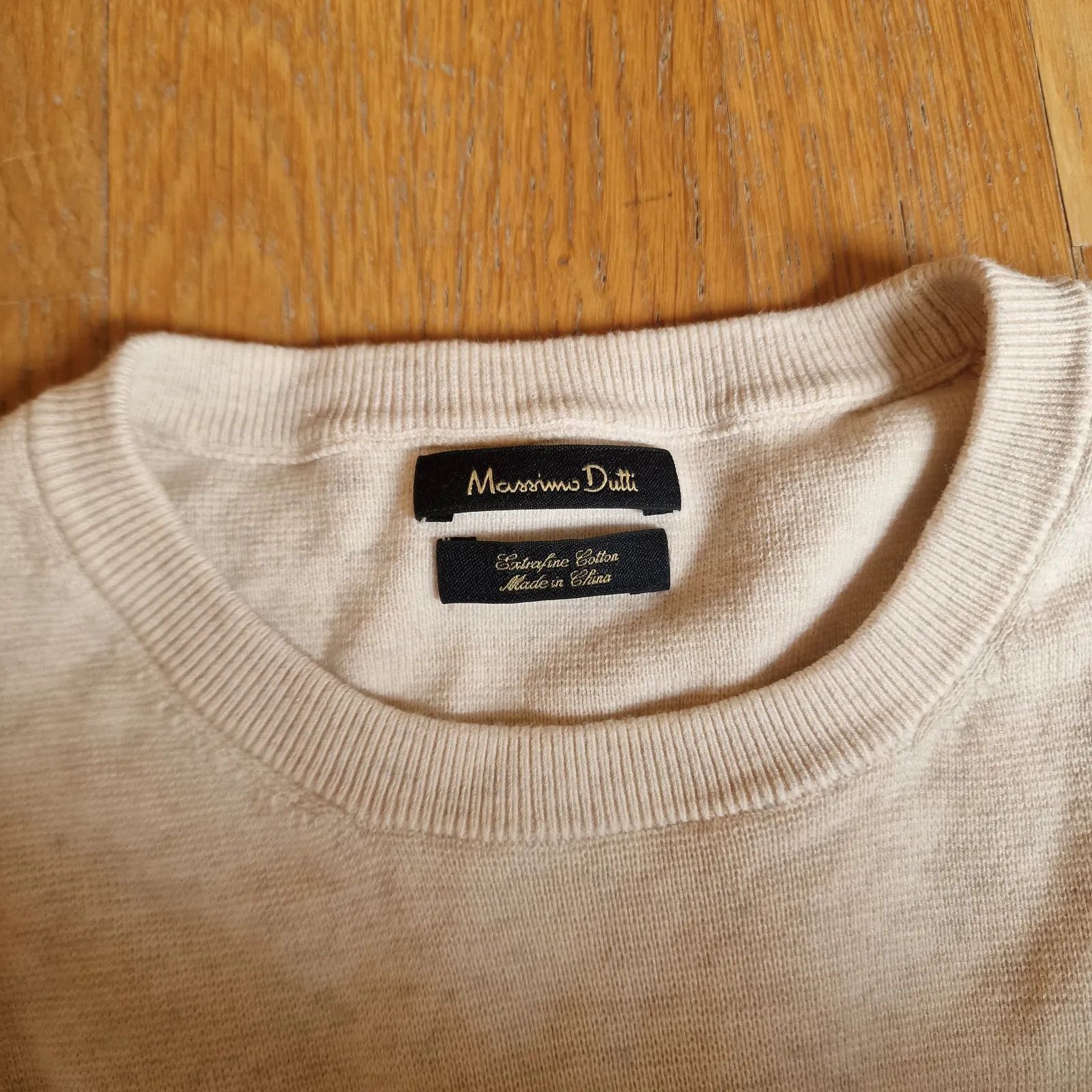 Massimo Dutti Massimo Dutti Finstickad tshirt Sweater Size M / US 6-8 / IT 42-44 - 2 Thumbnail