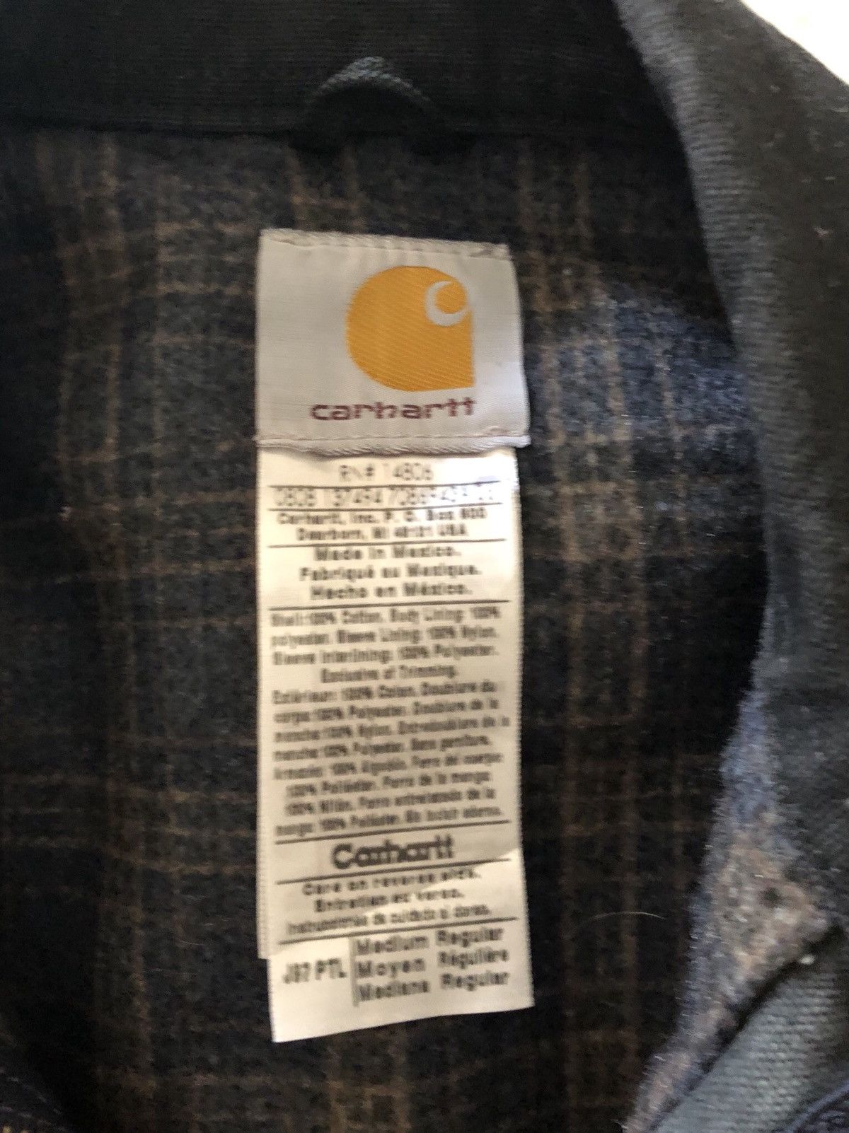 Carhartt CARHARTT J97 PTL Flannel Lined Duck Canvas Jacket Size US M / EU 48-50 / 2 - 3 Thumbnail