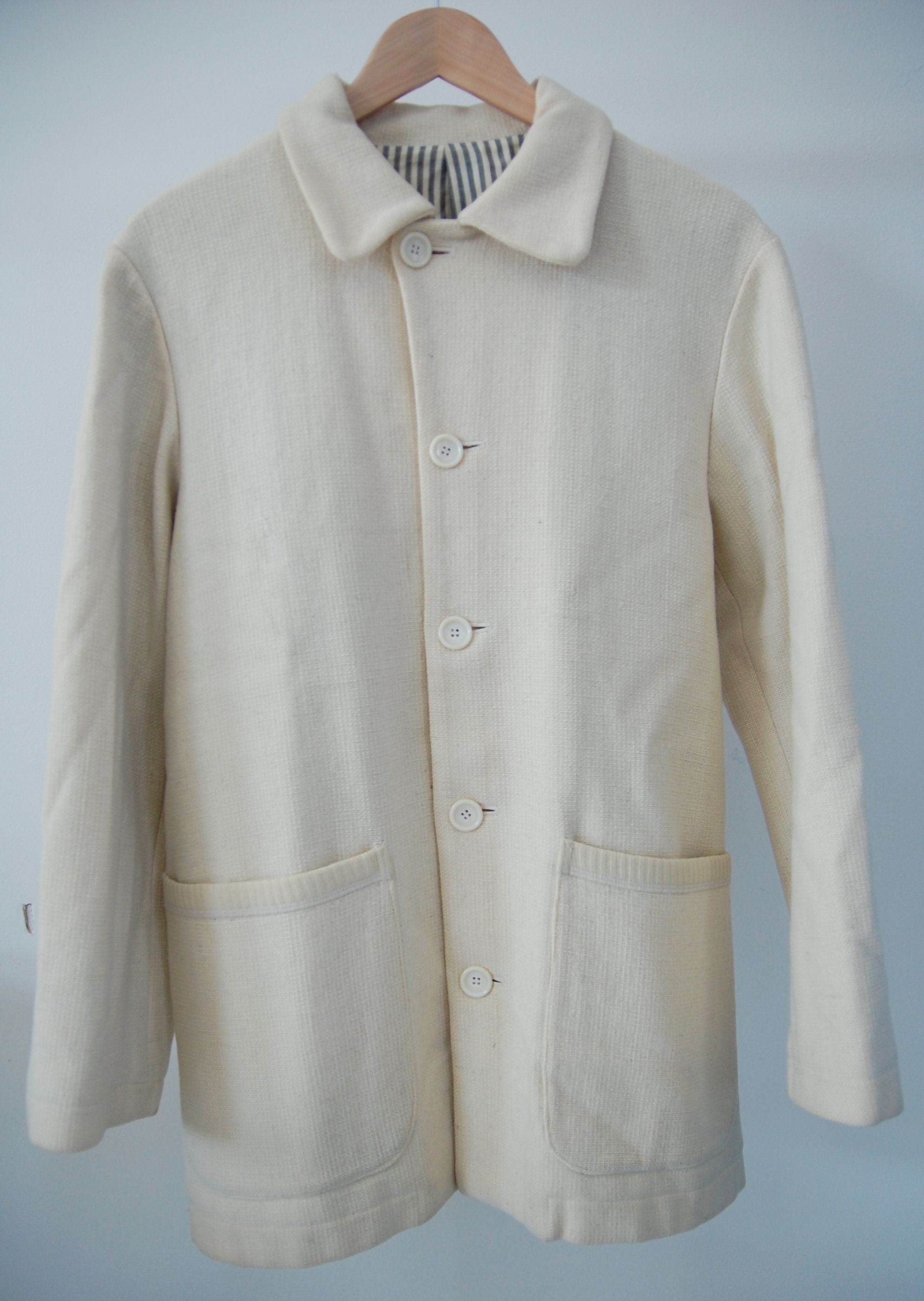 Y's Textured Wool Coat