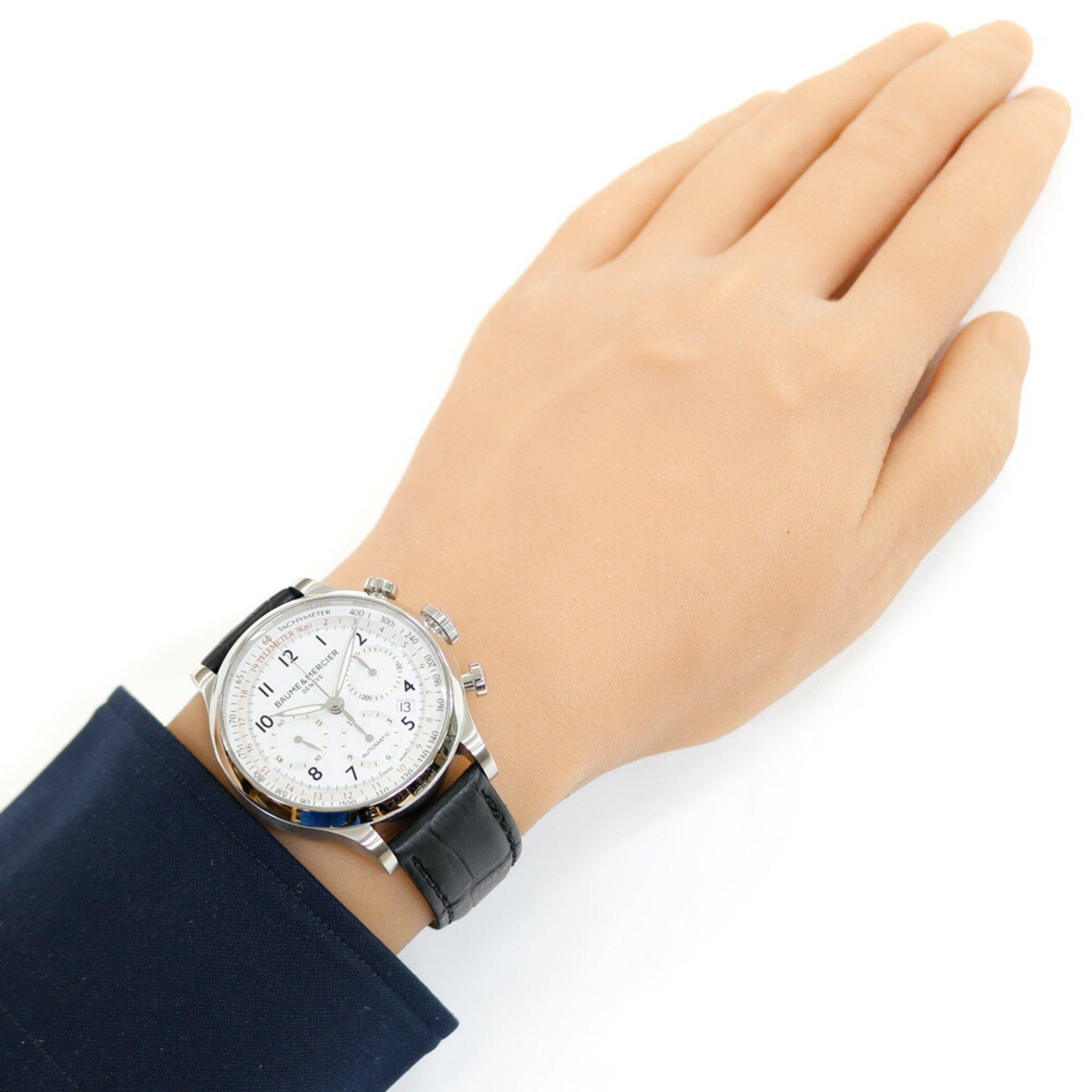 Other Baume & Mercier Capeland Watch Stainless Steel 65687 Automatic Men's Defective Item Not Waterproof Overhauled Size ONE SIZE - 2 Thumbnail