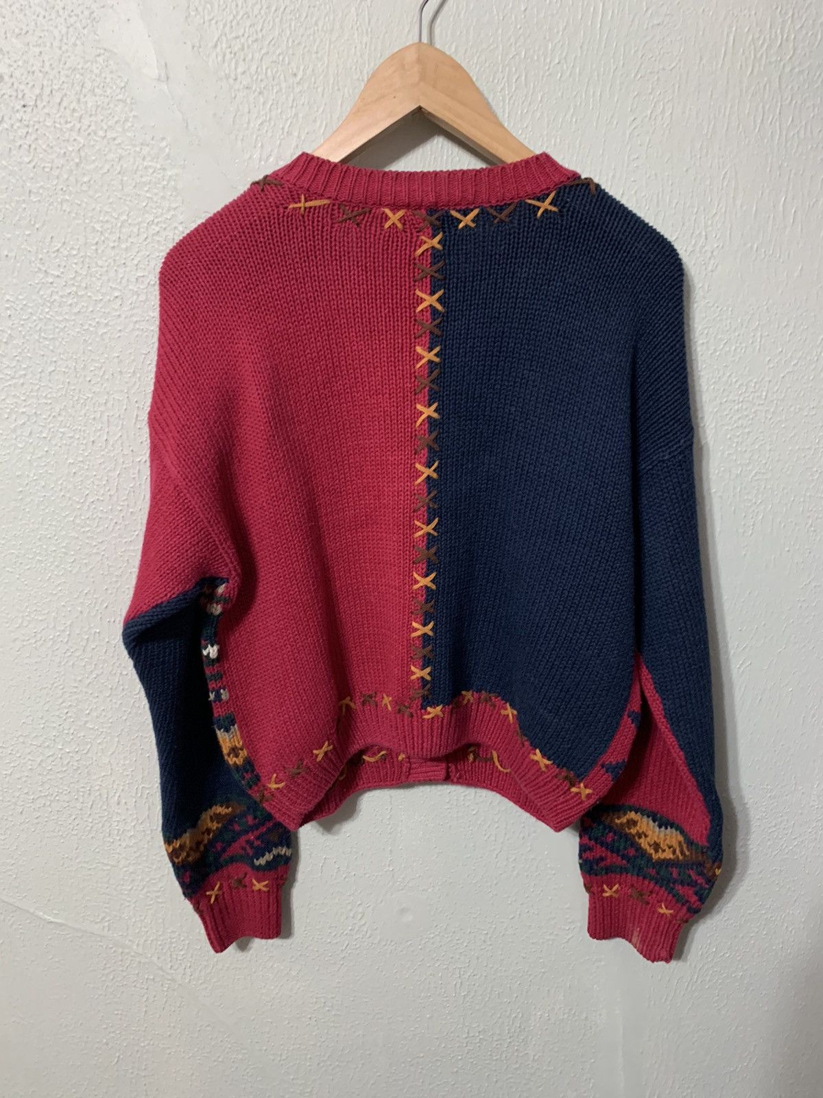 Vintage Vintage Garden Frame Knit Cardigan Size US XS / EU 42 / 0 - 2 Thumbnail