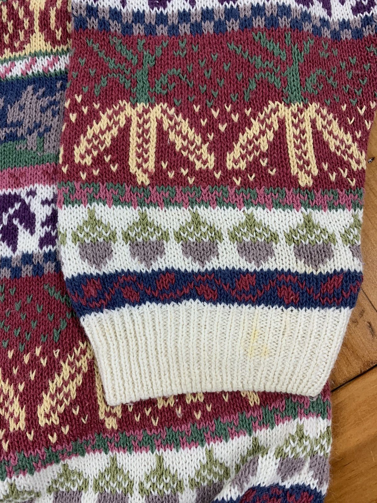 Vintage Vintage Garden Band Knit Sweater Size US M / EU 48-50 / 2 - 4 Thumbnail