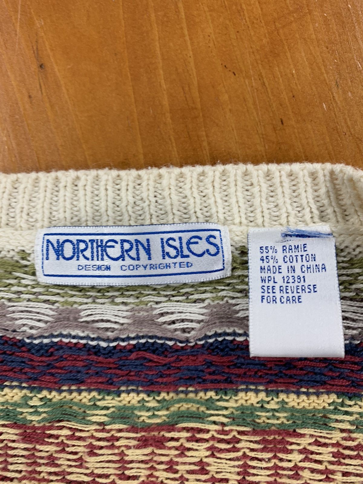 Vintage Vintage Garden Band Knit Sweater Size US M / EU 48-50 / 2 - 2 Thumbnail
