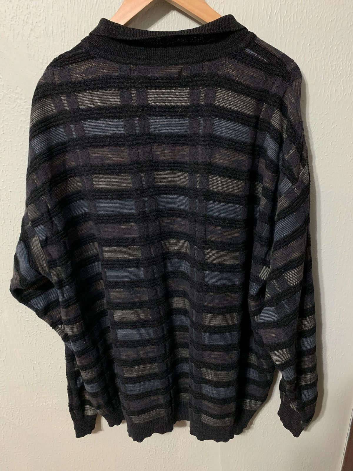 Vintage Vintage Window Hatch Collared Sweater Size US XL / EU 56 / 4 - 2 Thumbnail