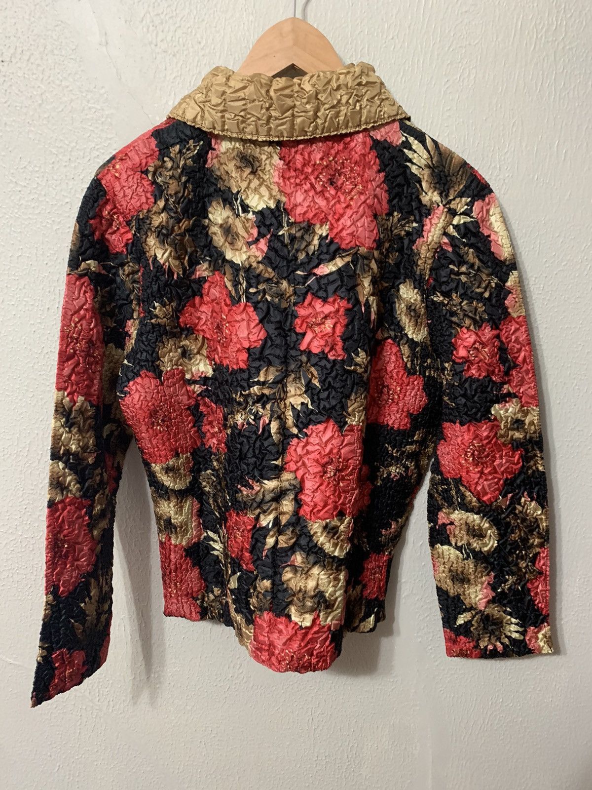 Vintage Vintage Gilded Ruffle Floral Zip Jacket Size US M / EU 48-50 / 2 - 2 Thumbnail