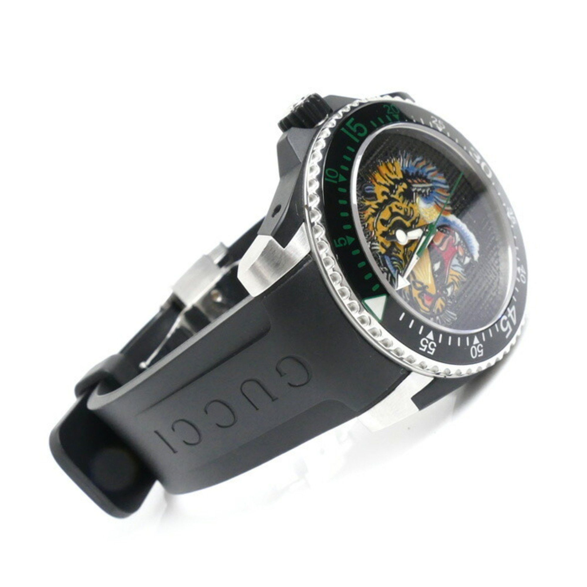 Gucci GUCCI Dive Tiger Watch Battery Operated YA136318/136.3 Men's Size ONE SIZE - 5 Thumbnail