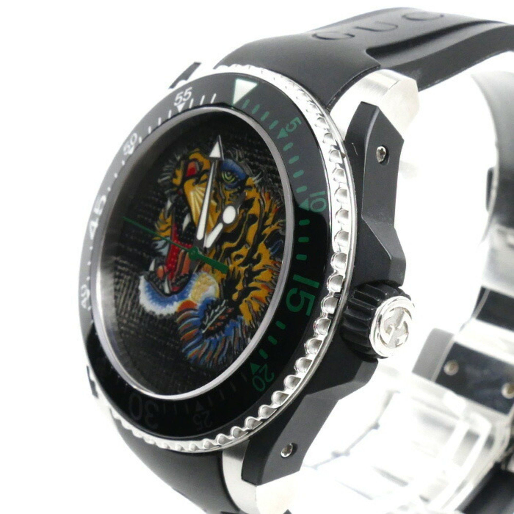 Gucci GUCCI Dive Tiger Watch Battery Operated YA136318/136.3 Men's Size ONE SIZE - 2 Thumbnail