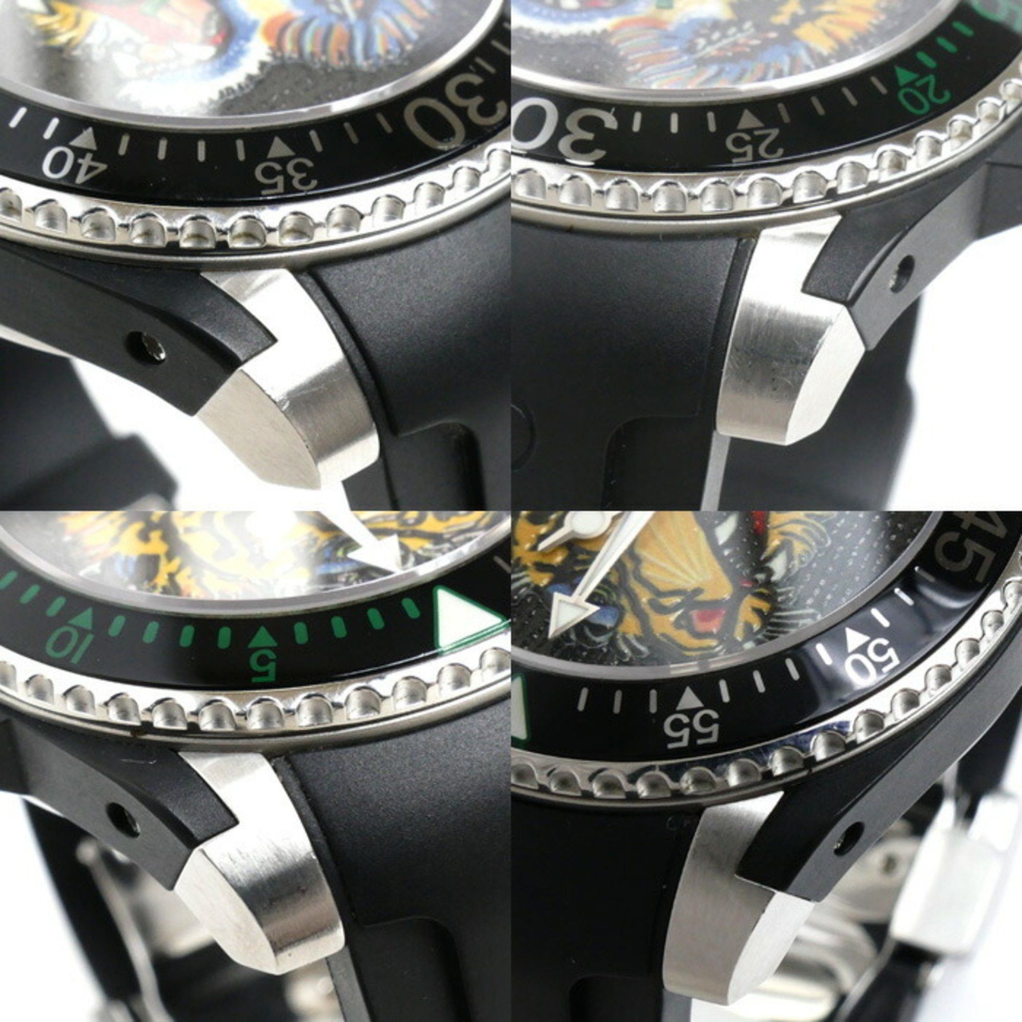Gucci GUCCI Dive Tiger Watch Battery Operated YA136318/136.3 Men's Size ONE SIZE - 8 Thumbnail