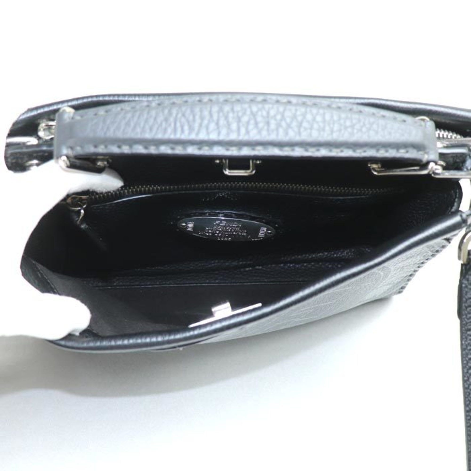 Fendi FENDI Peekaboo Fit 2-Way Shoulder Bag Black 7V22 Men's Size ONE SIZE - 4 Thumbnail