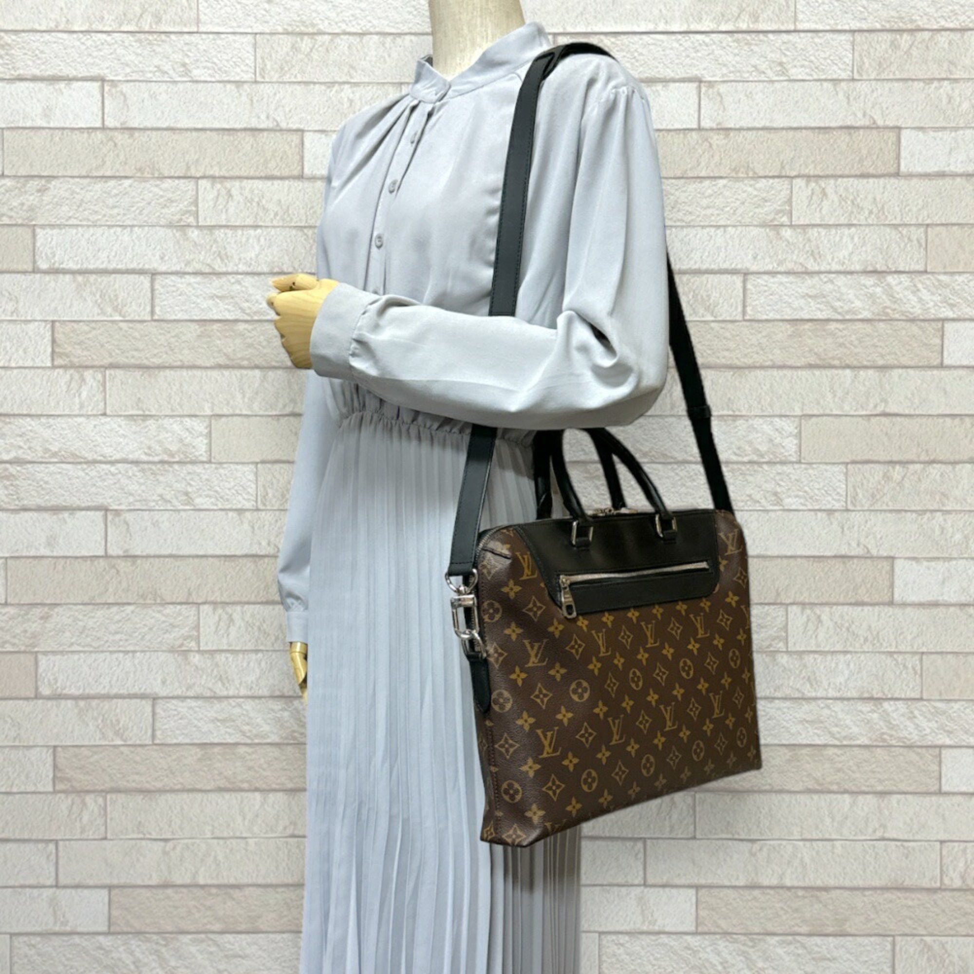 Louis Vuitton Louis Vuitton Porte Document Jour Monogram Macassar Shoulder Bag M54019 Brown Men's LOUIS VUITTON 2way Size ONE SIZE - 2 Thumbnail