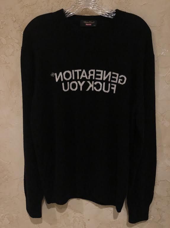 Supreme Undercover Generation Fuck You Sweater | Grailed