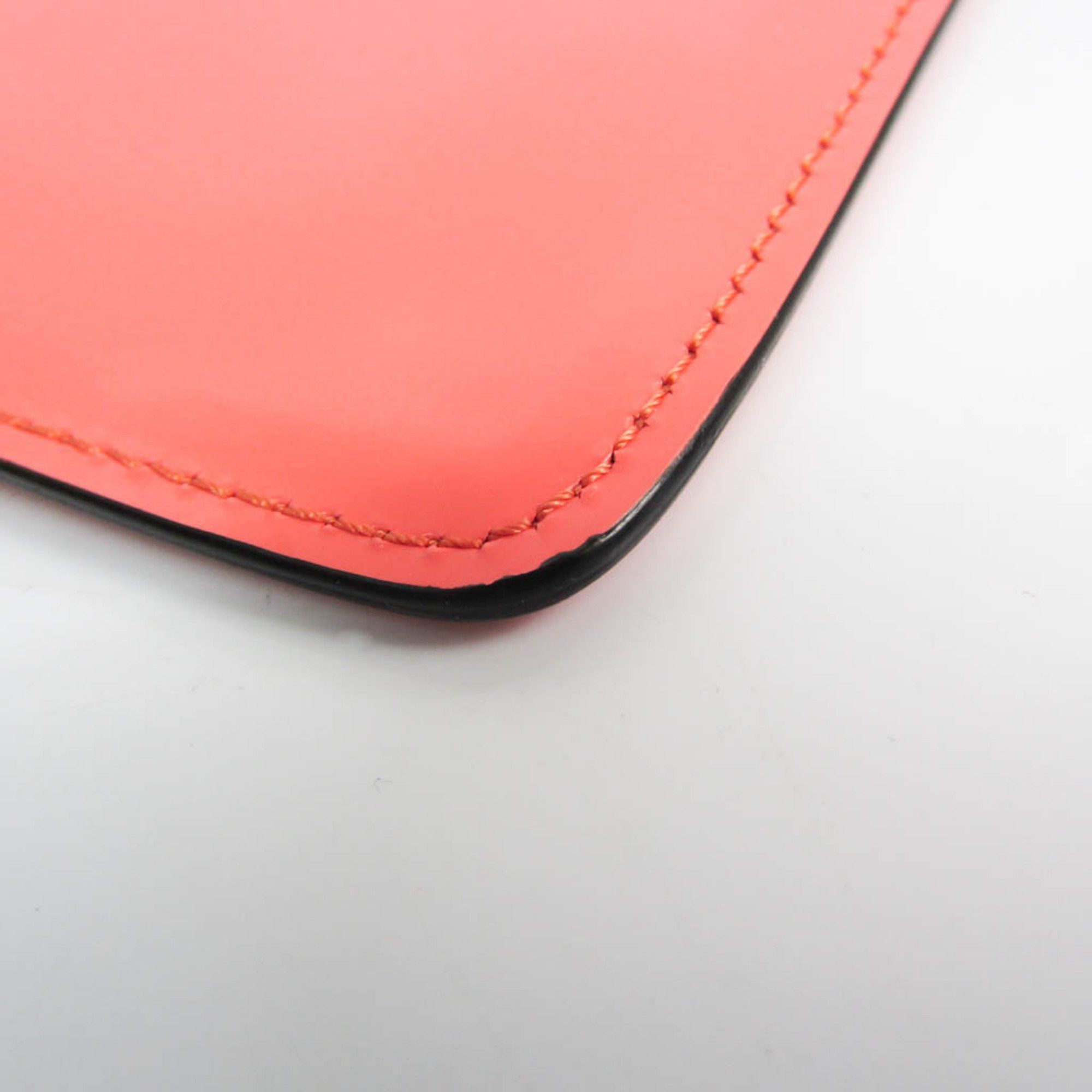Celine Celine Women's Leather Clutch Bag Salmon Pink Size ONE SIZE - 4 Thumbnail