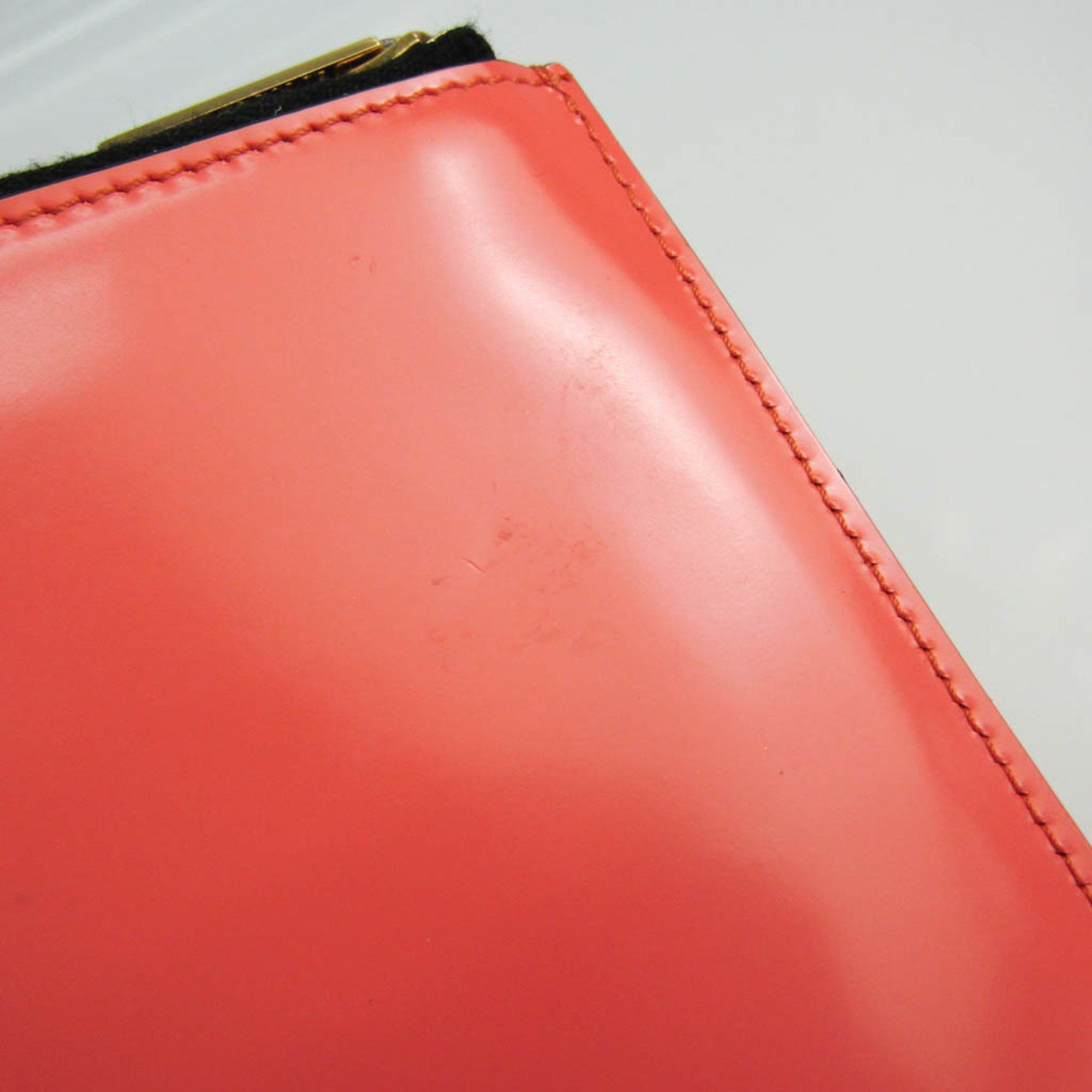 Celine Celine Women's Leather Clutch Bag Salmon Pink Size ONE SIZE - 5 Thumbnail