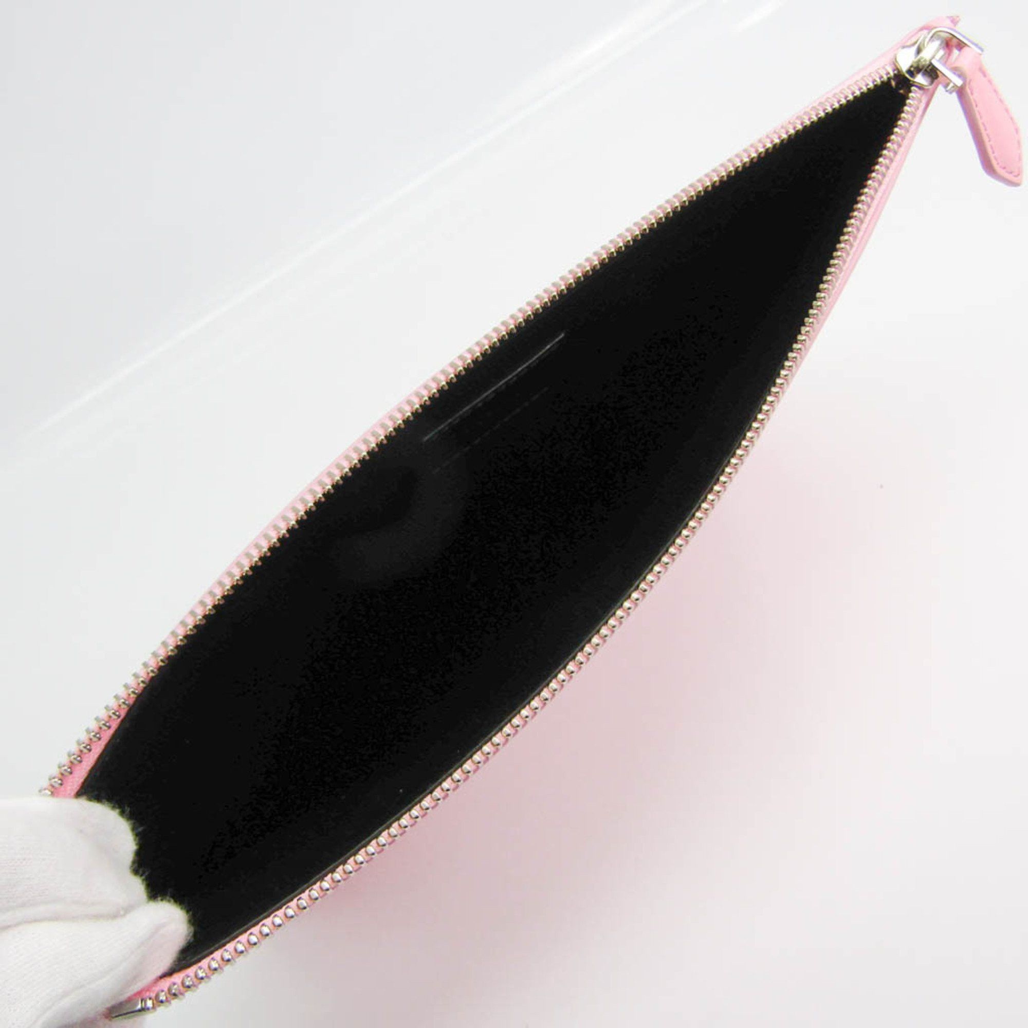 Givenchy Givenchy Women's Leather Clutch Bag Pink Size ONE SIZE - 3 Thumbnail