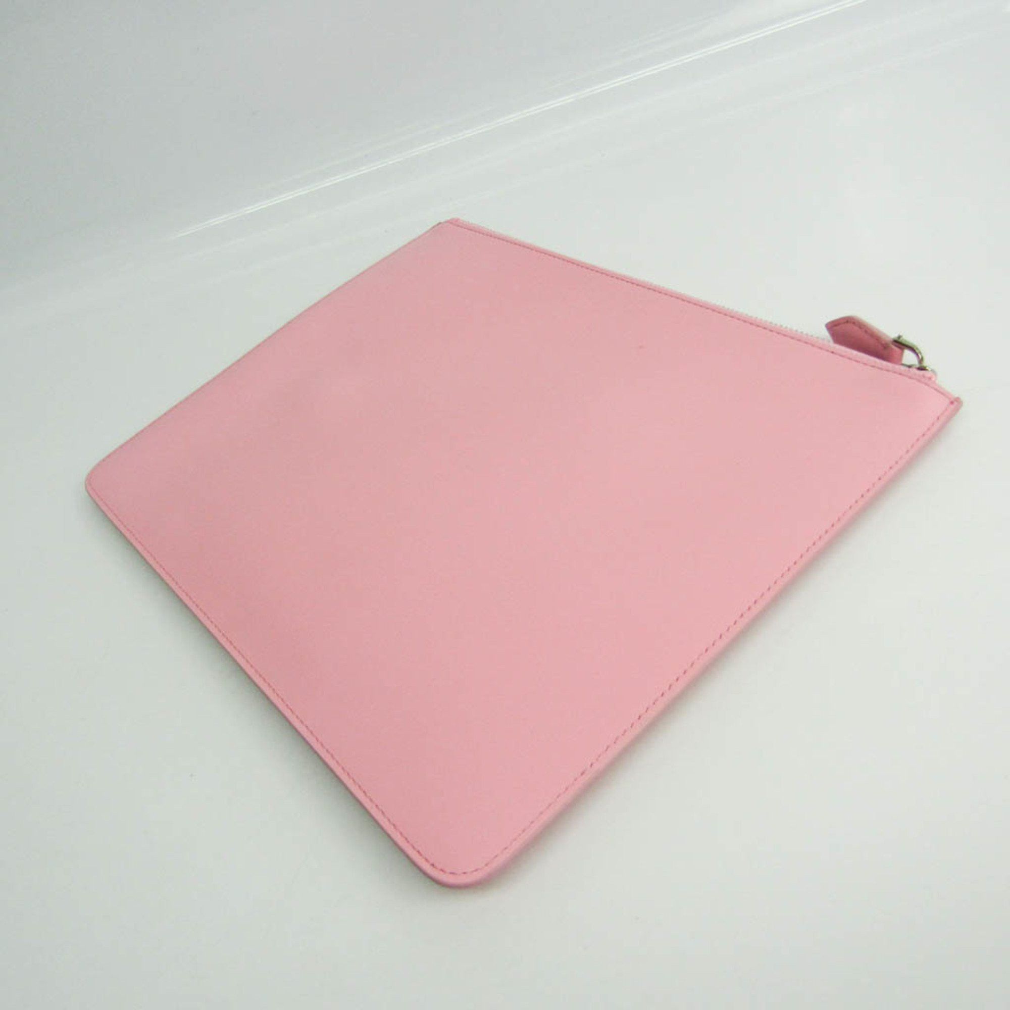 Givenchy Givenchy Women's Leather Clutch Bag Pink Size ONE SIZE - 2 Thumbnail